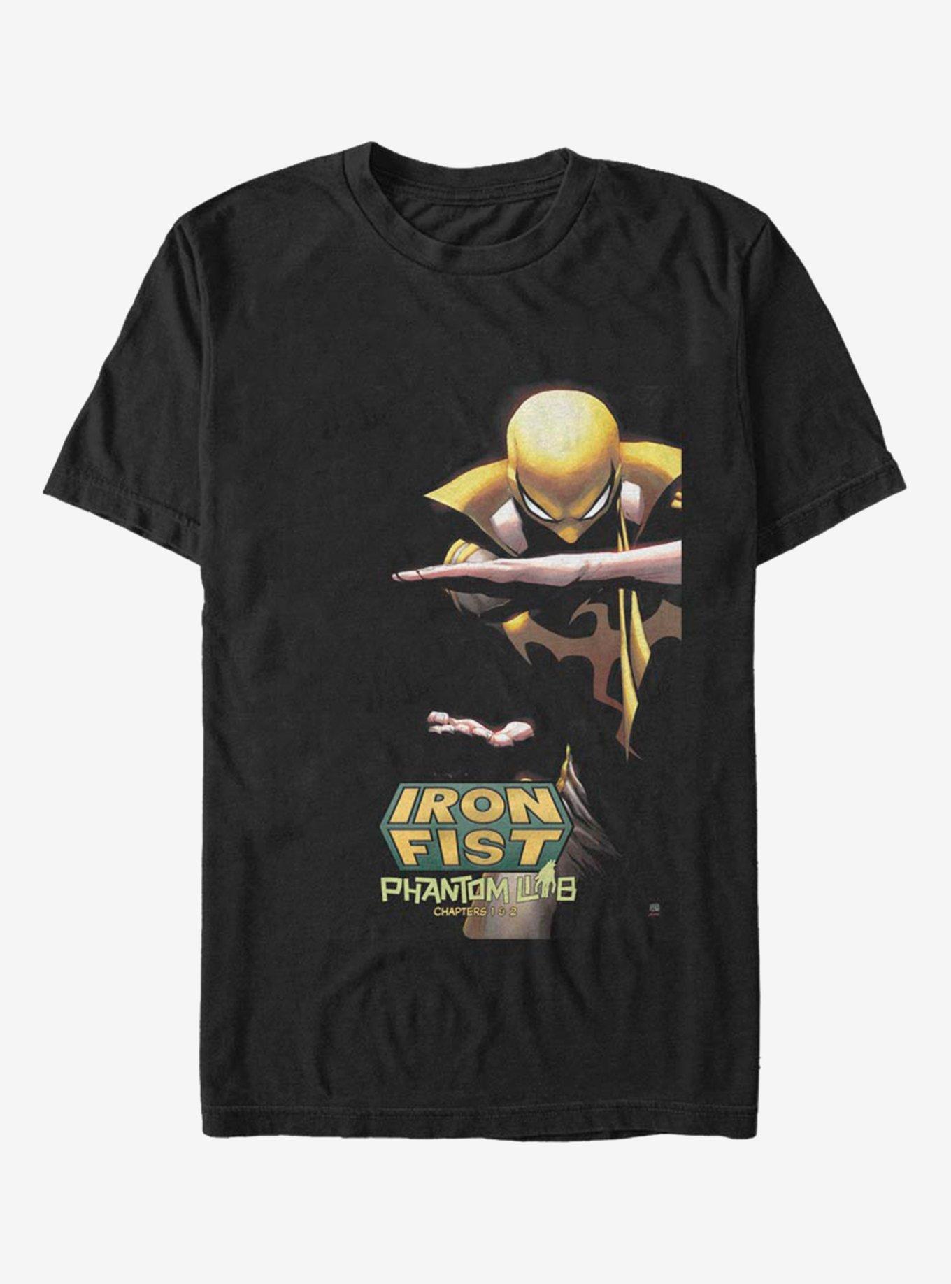 Marvel Iron Fist T-Shirt, BLACK, hi-res