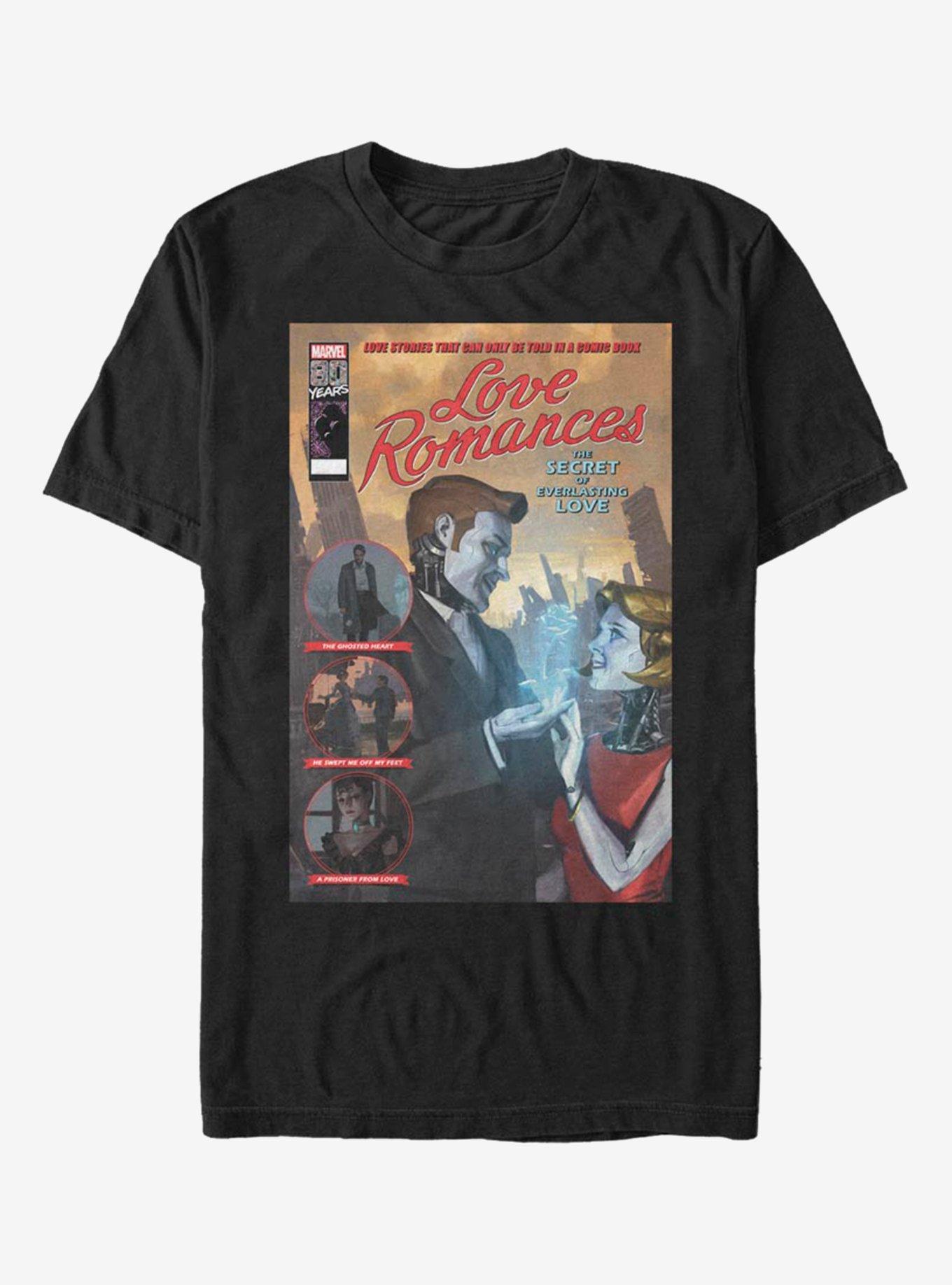 Marvel Love Romances T-Shirt, BLACK, hi-res