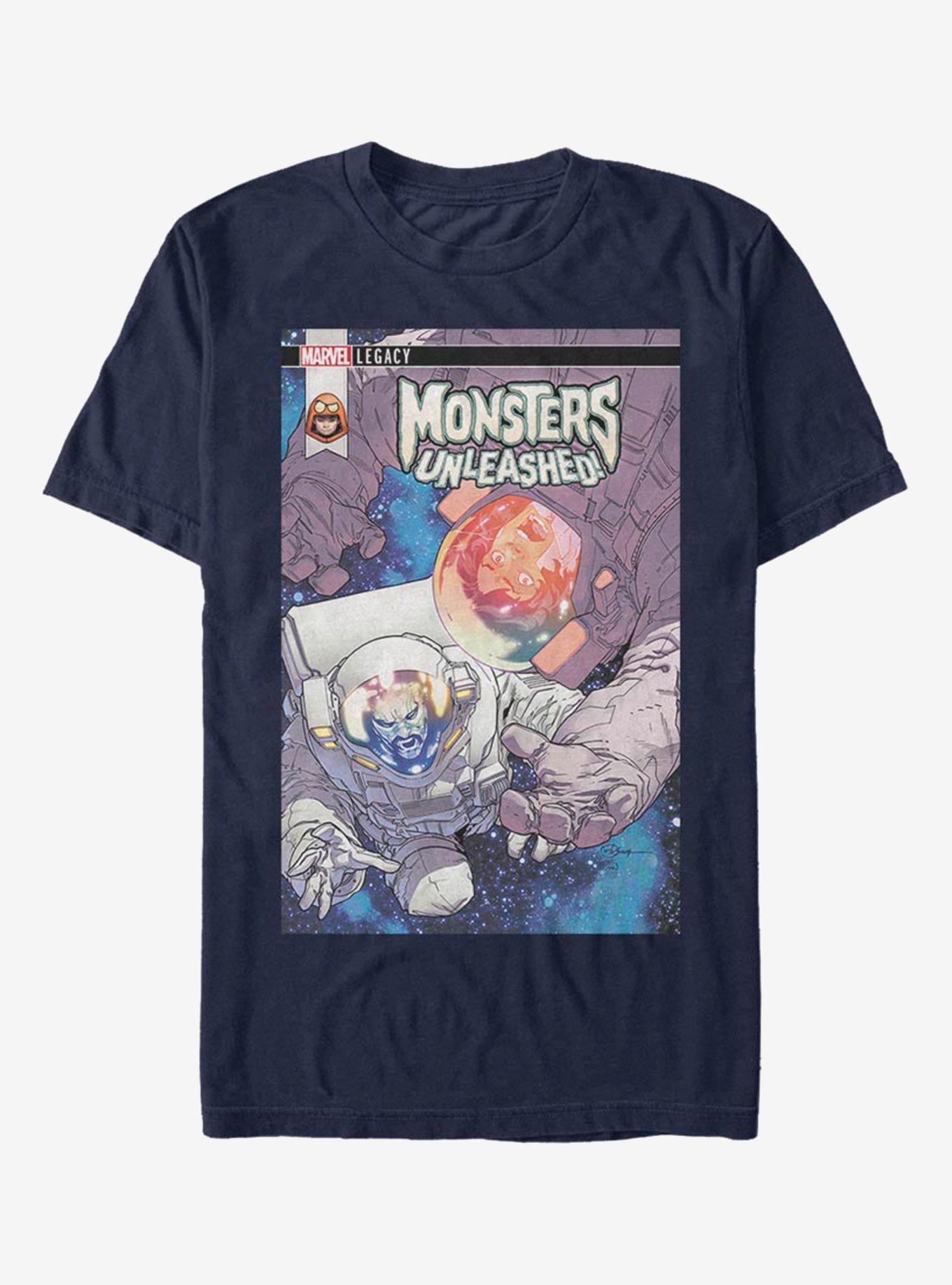 Marvel Monsters in Space T-Shirt, NAVY, hi-res