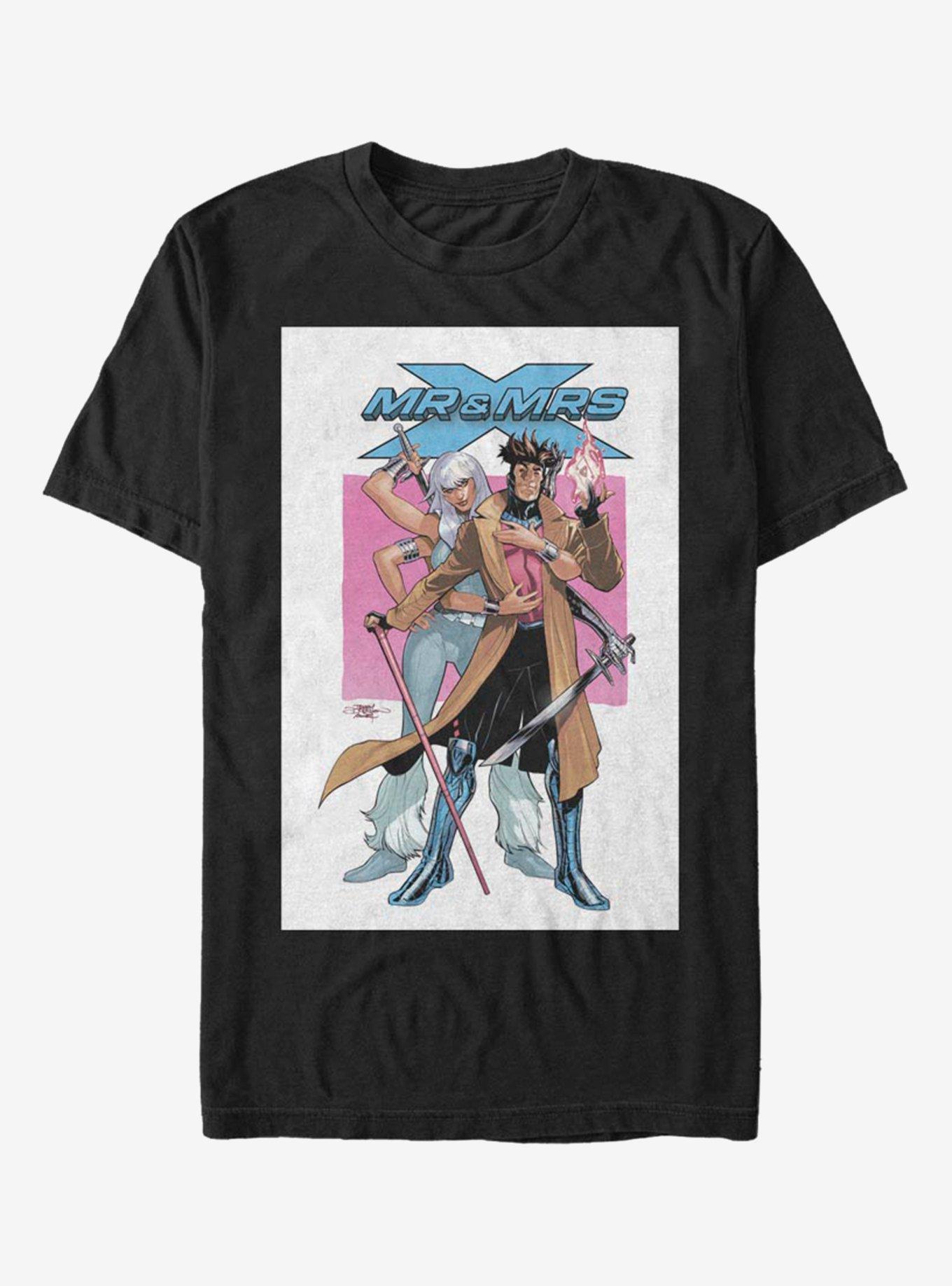 Marvel Mr and Mrs X T-Shirt, BLACK, hi-res