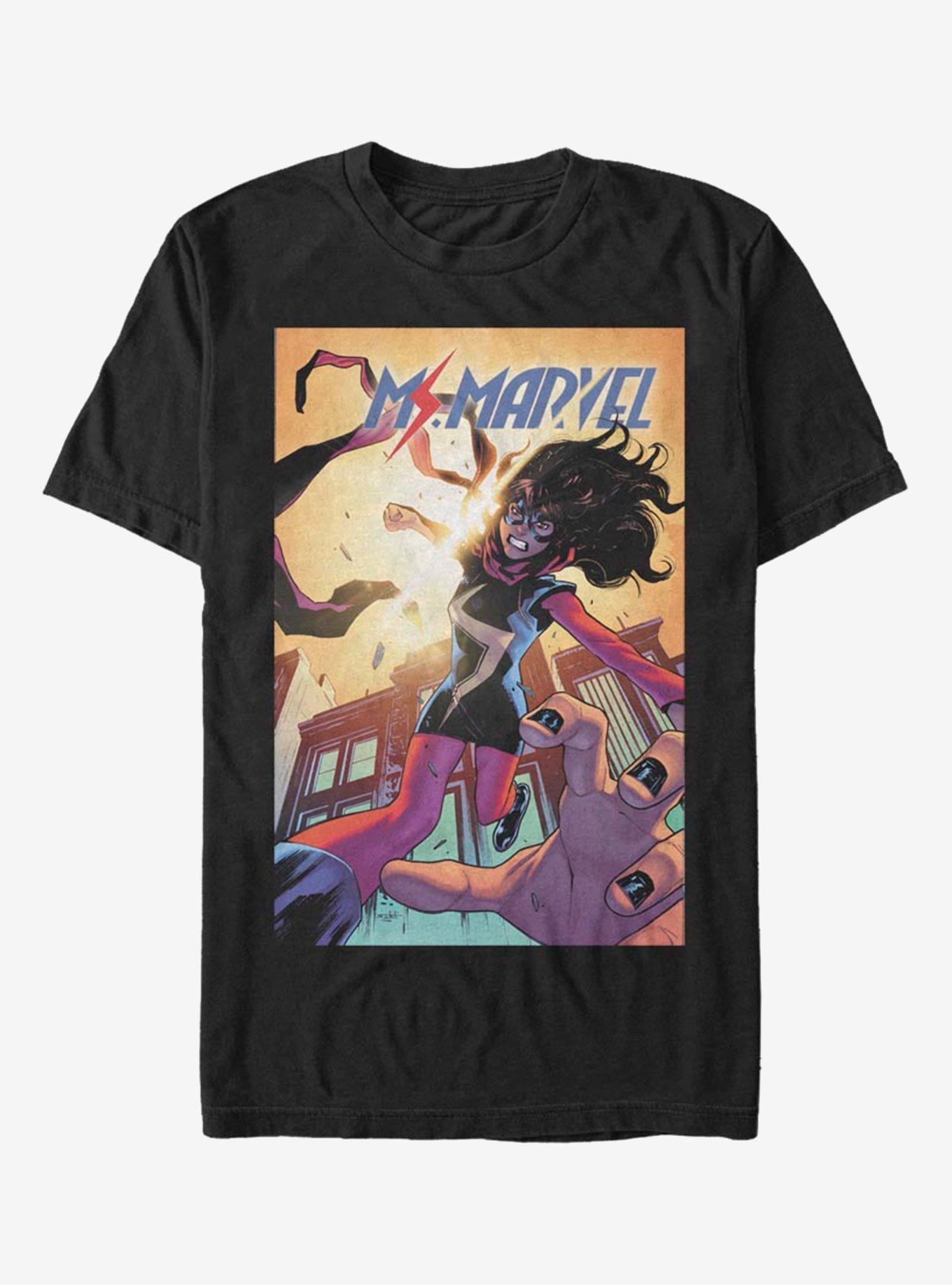 Marvel Ms. Marvel T-Shirt, BLACK, hi-res