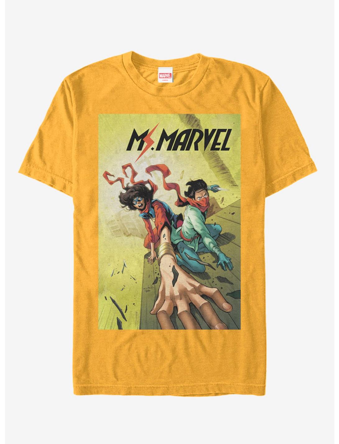 Marvel Ms Marvel Cover T-Shirt, GOLD, hi-res