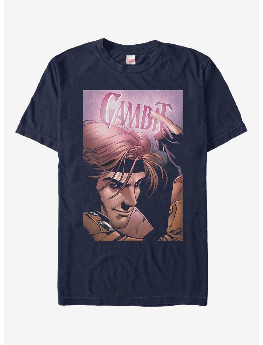 Marvel Neon Gambit T-Shirt, NAVY, hi-res