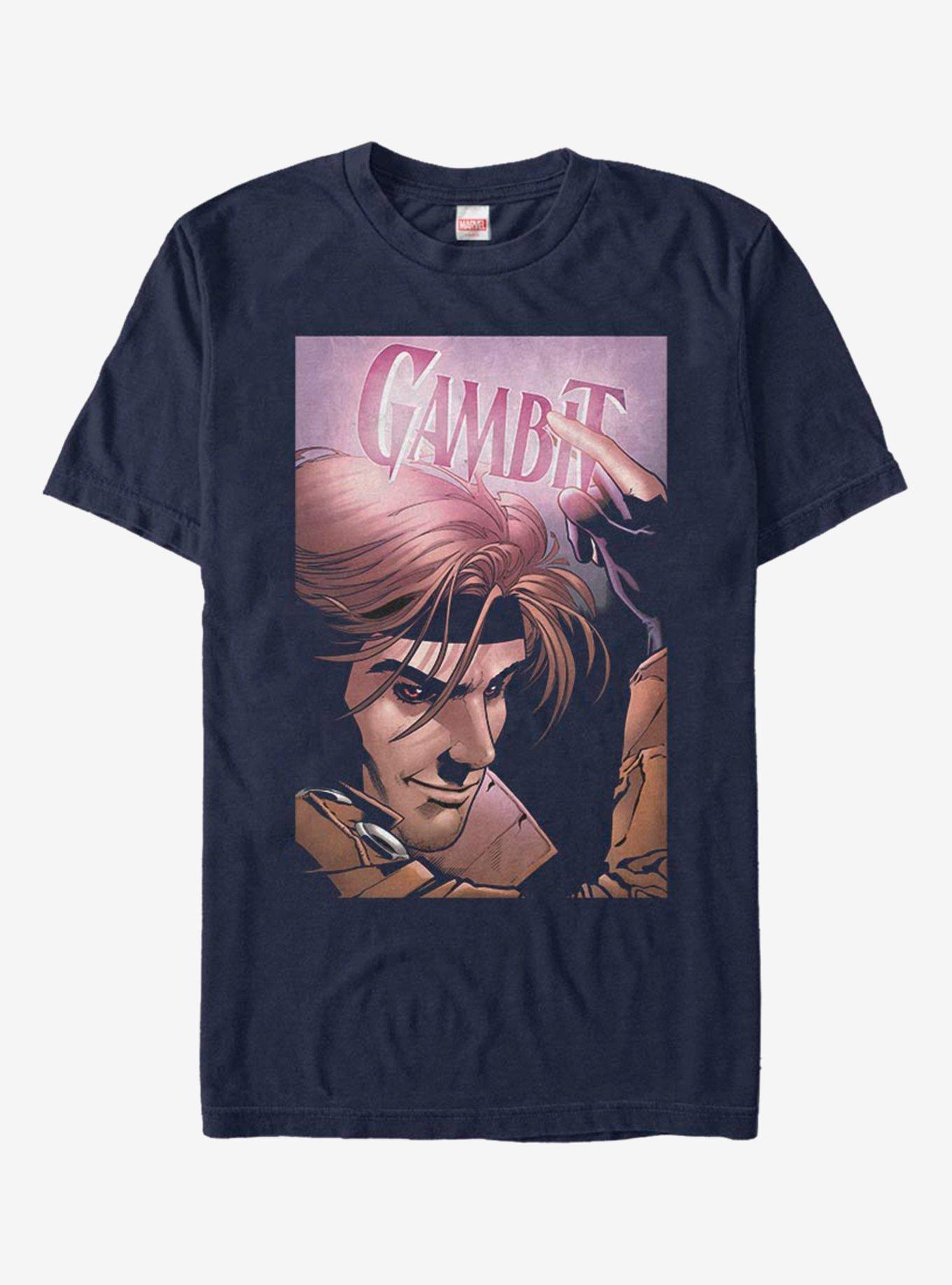 Marvel Neon Gambit T-Shirt, NAVY, hi-res