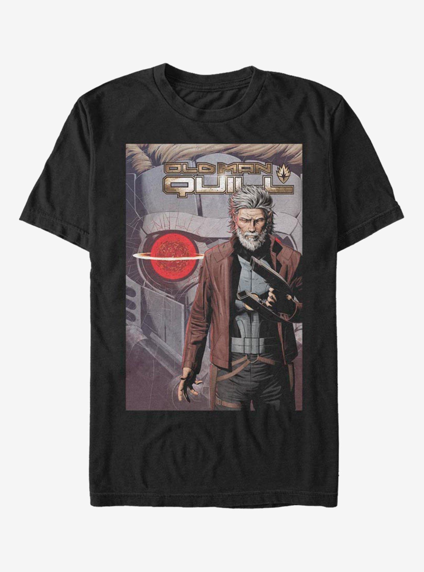 Marvel Old Man Quill T-Shirt, BLACK, hi-res