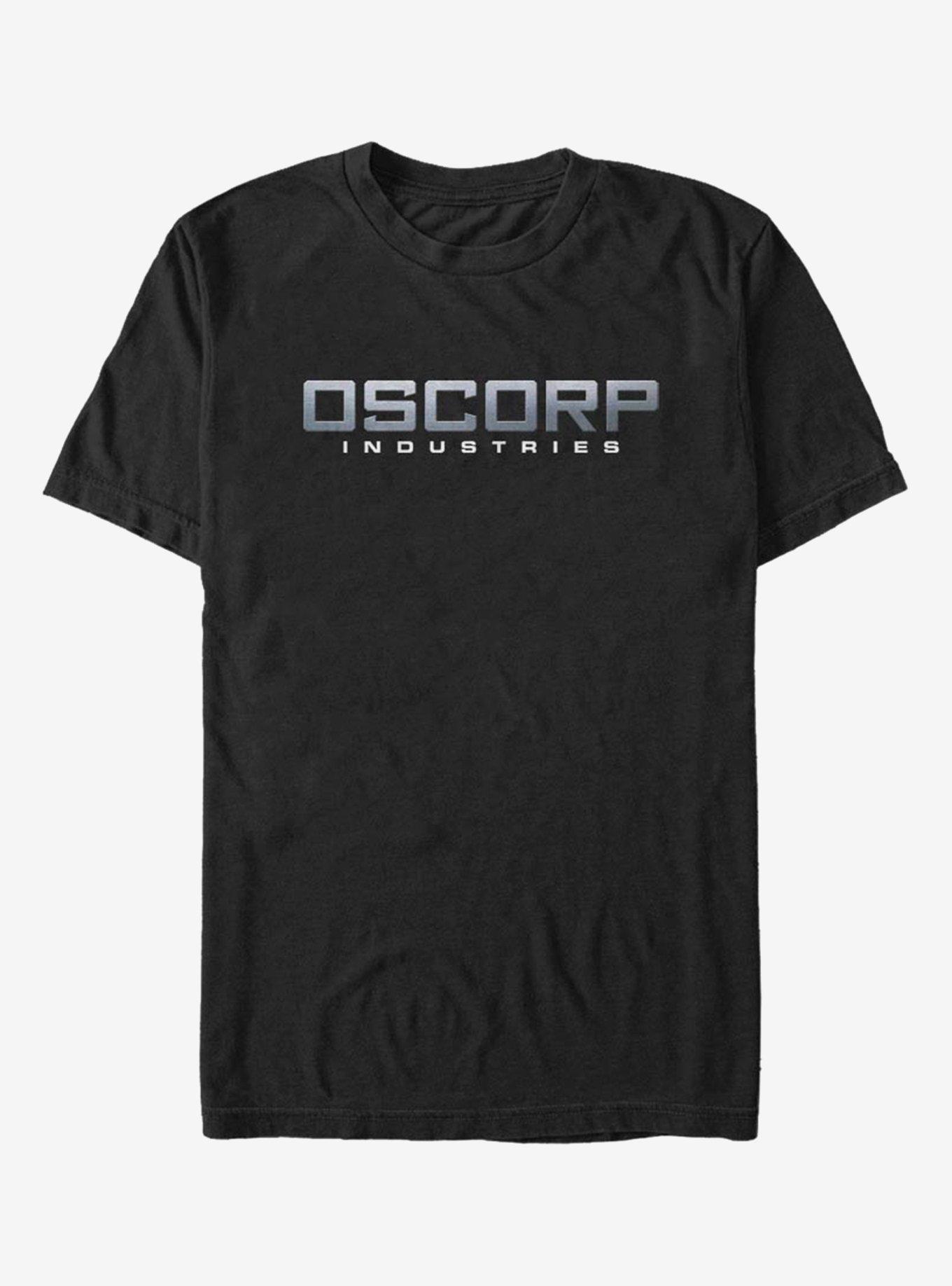 Marvel Spider-Man Oscorp Logo T-Shirt, BLACK, hi-res