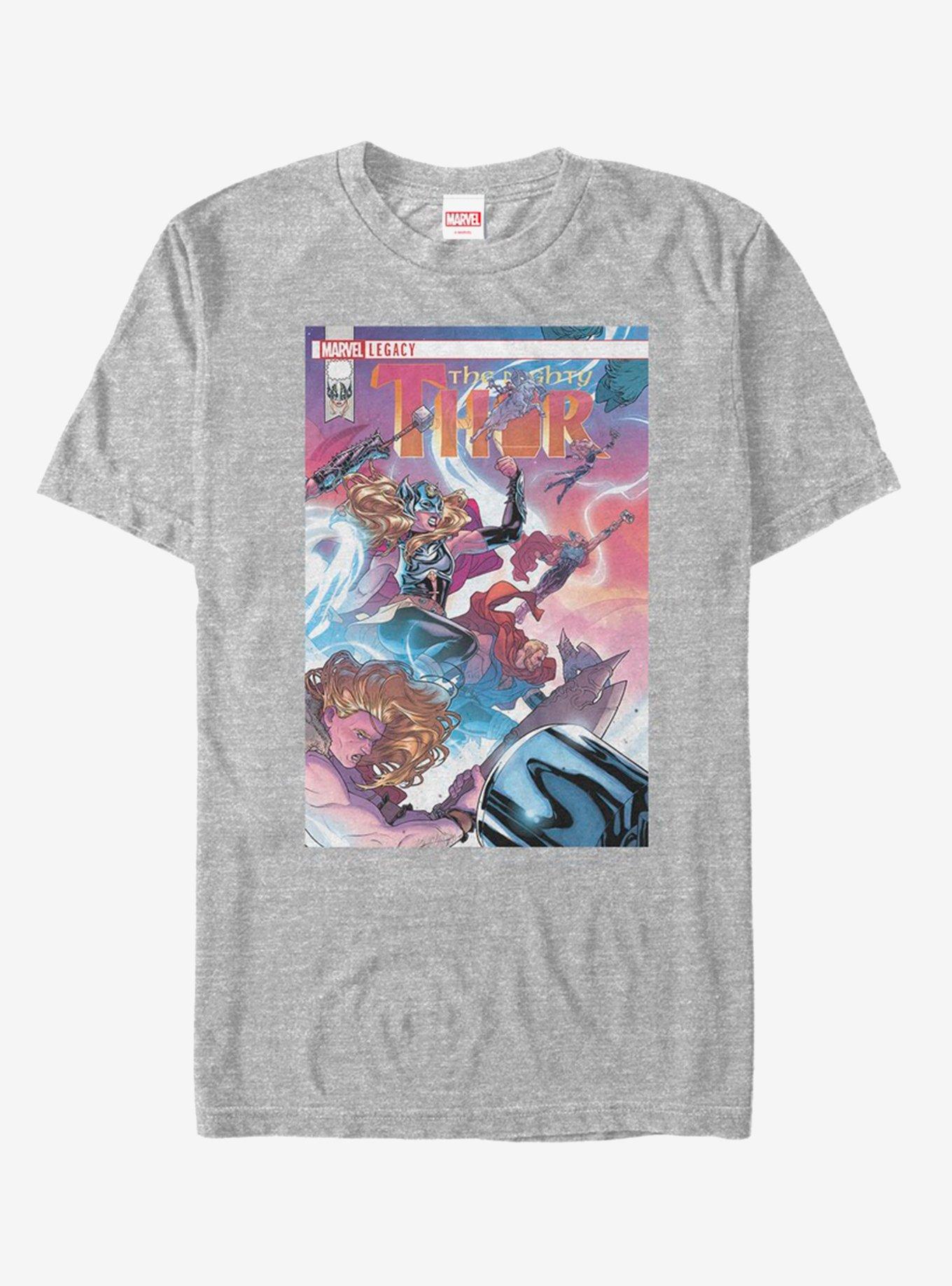 Marvel Thor Family Feud T-Shirt, ATH HTR, hi-res