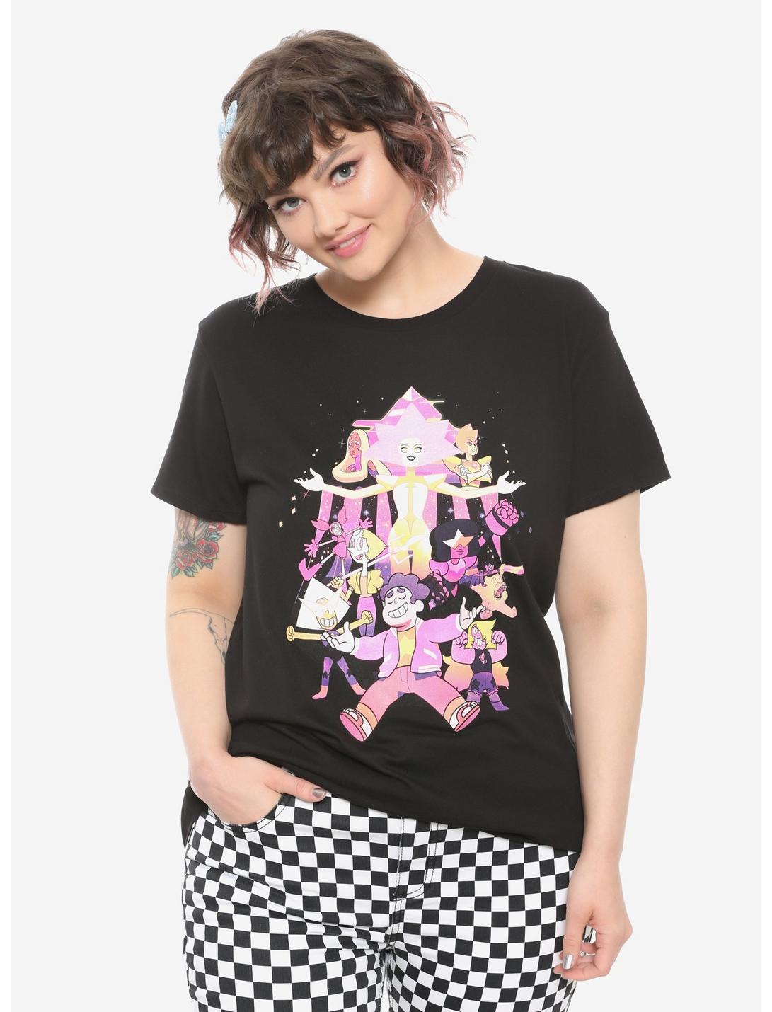 Steven Universe: The Movie Group Girls T-Shirt Plus Size, MULTI, hi-res