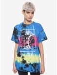 Rick And Morty Horizontal Tie-Dye Girls T-Shirt, MULTI, hi-res