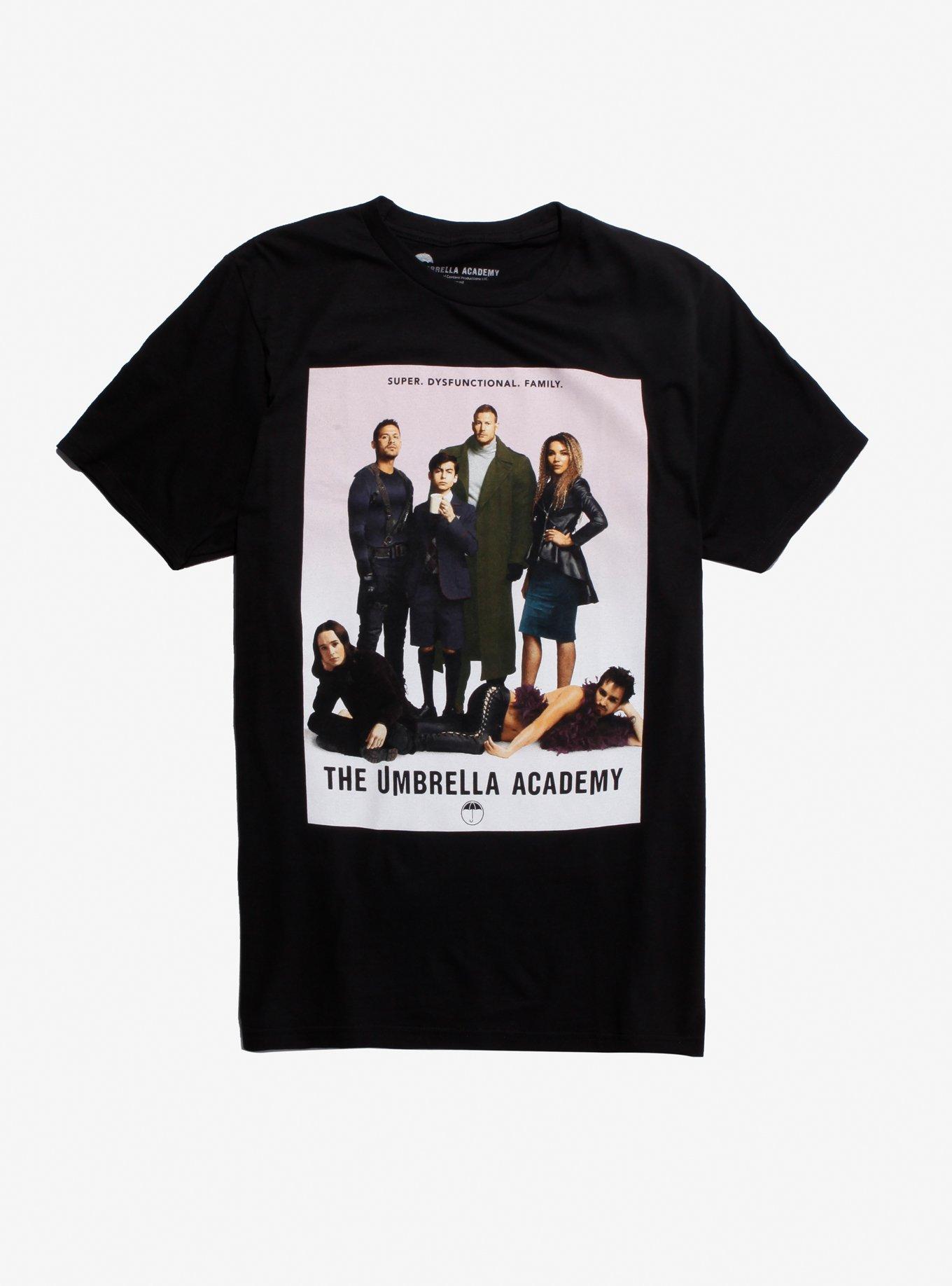The Umbrella Academy Photo T-Shirt, BLACK, hi-res