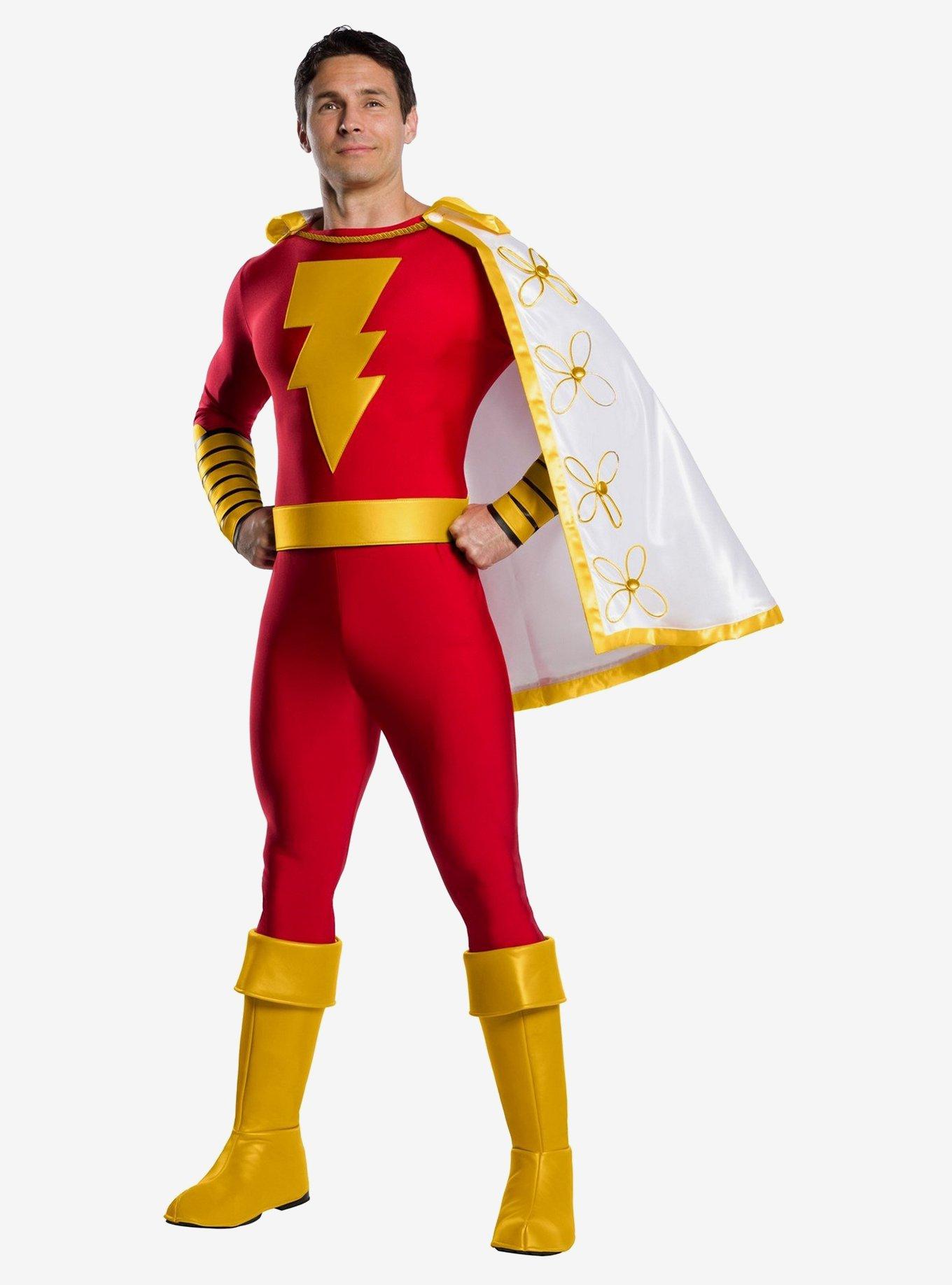 DC Comics Shazam Deluxe Costume, RED, hi-res