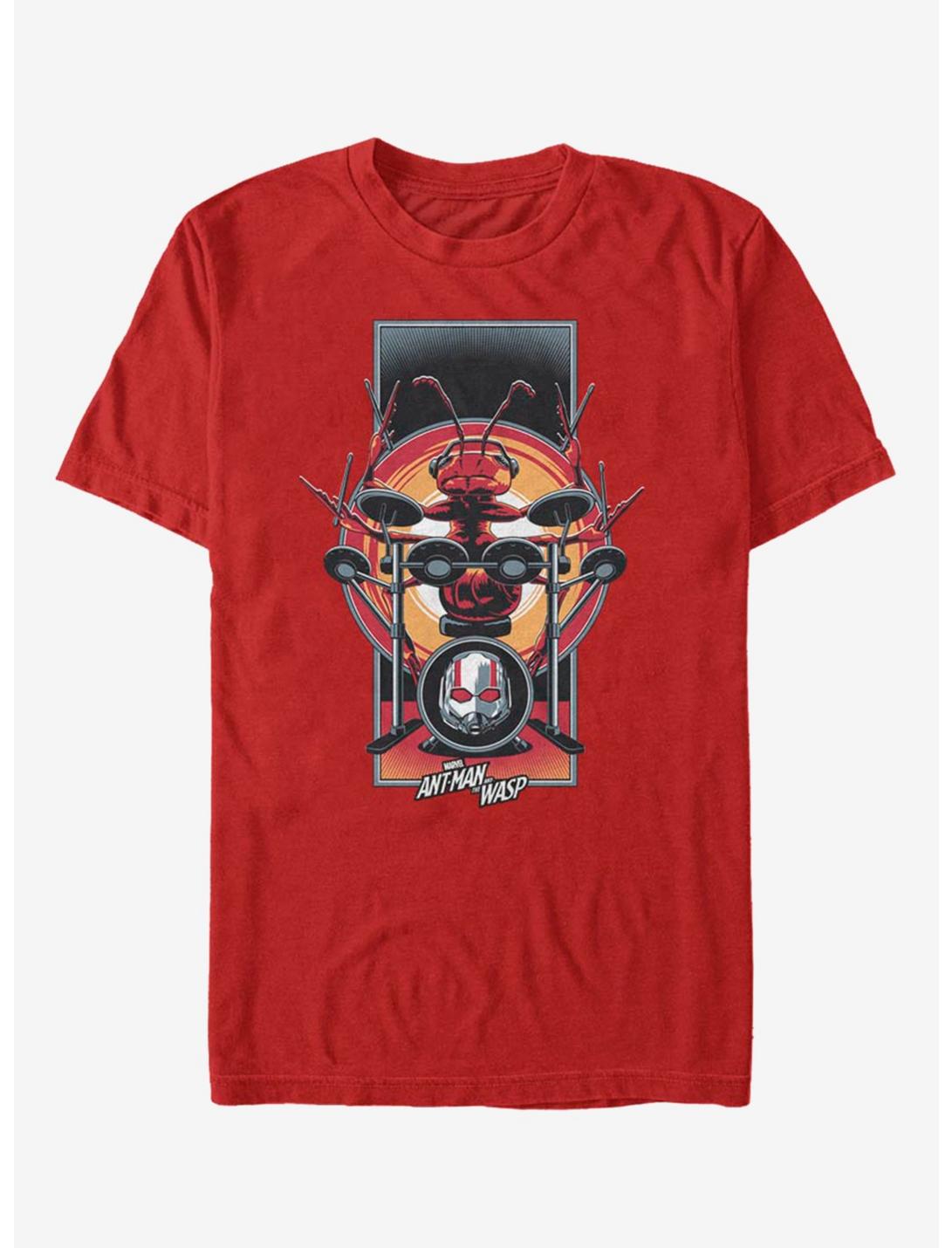 Marvel Ant-Man Ant Drummer T-Shirt, RED, hi-res