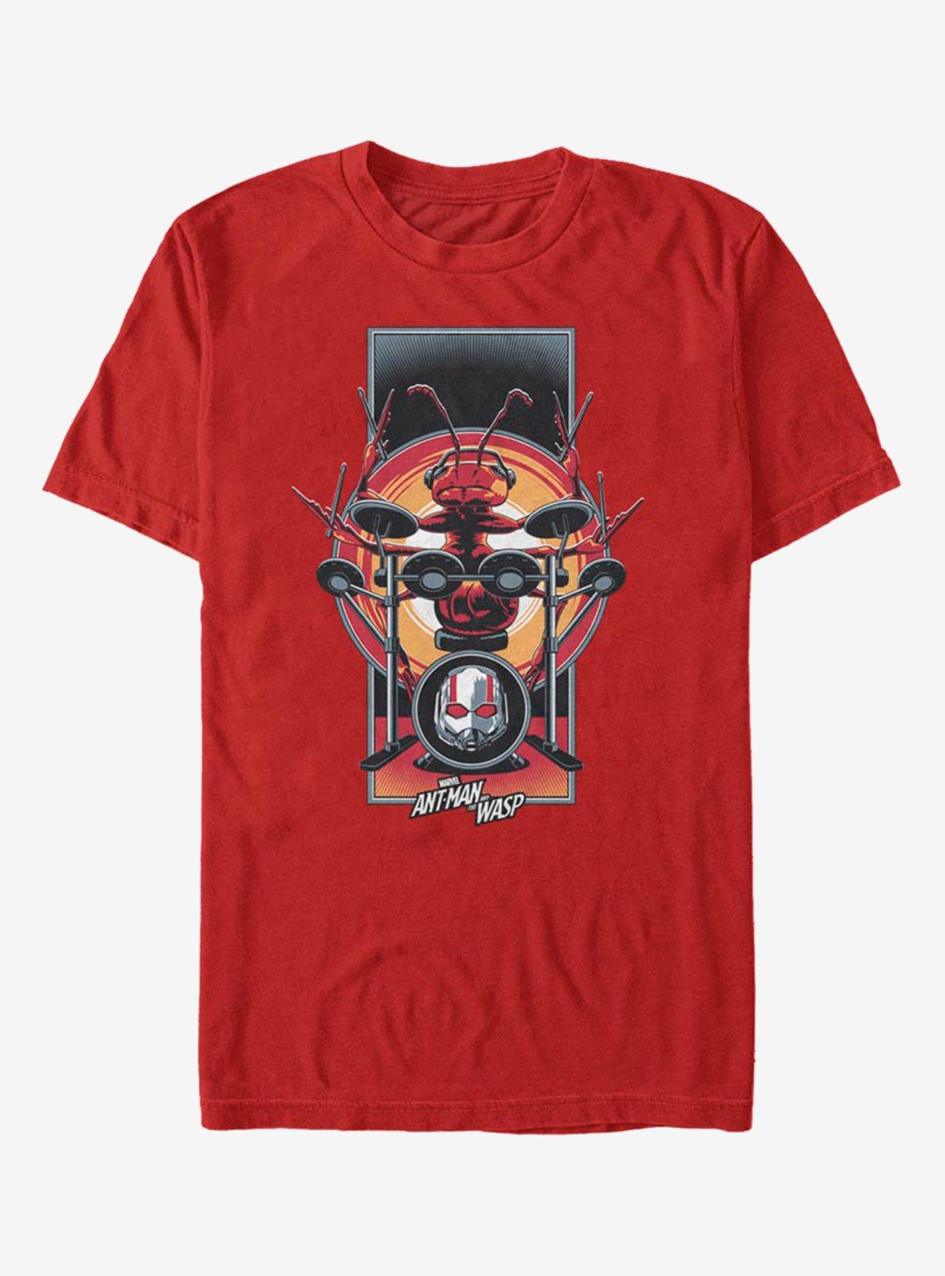 Marvel Ant-Man Ant Drummer T-Shirt, RED, hi-res