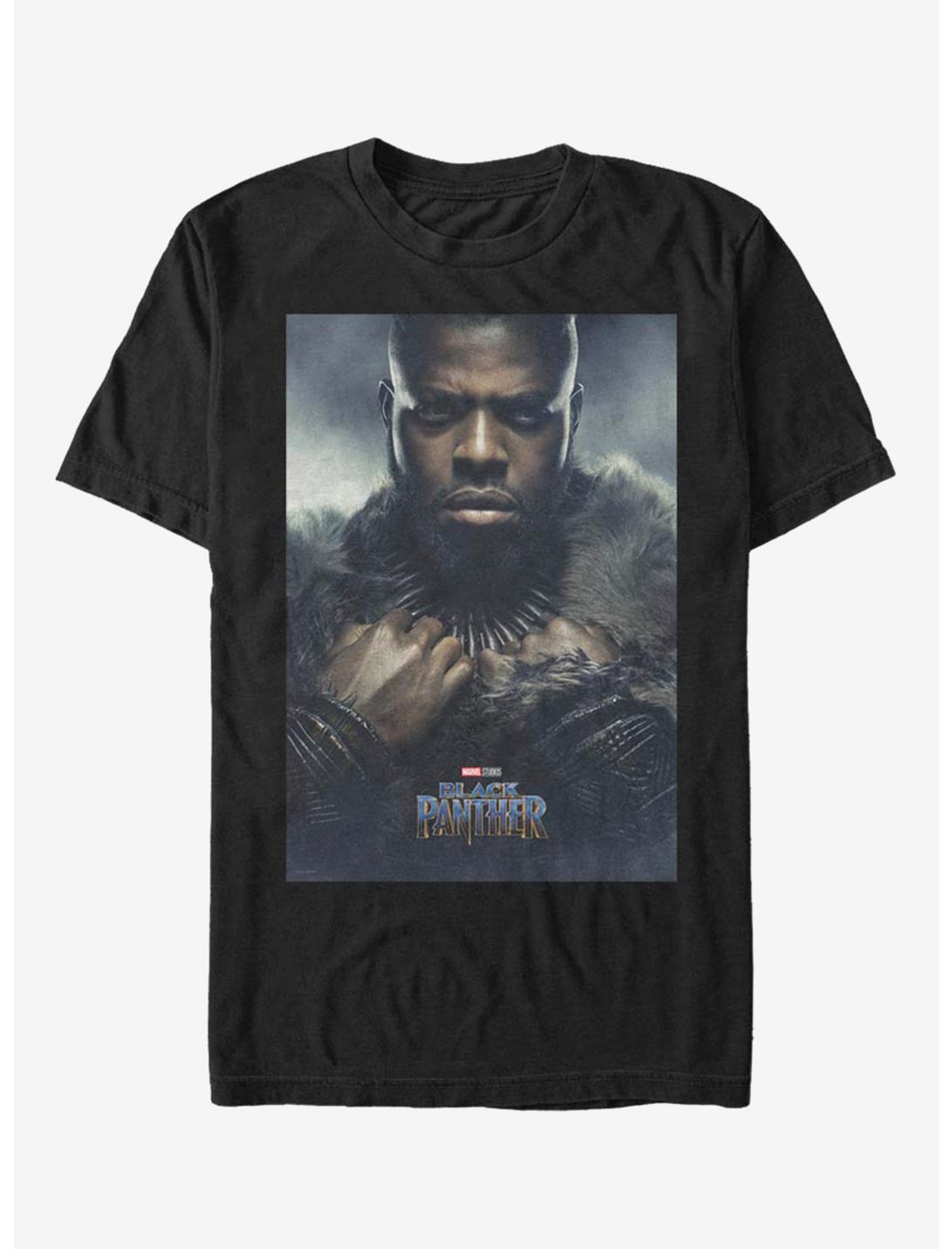 Marvel Black Panther Mbaku Poster T-Shirt, BLACK, hi-res