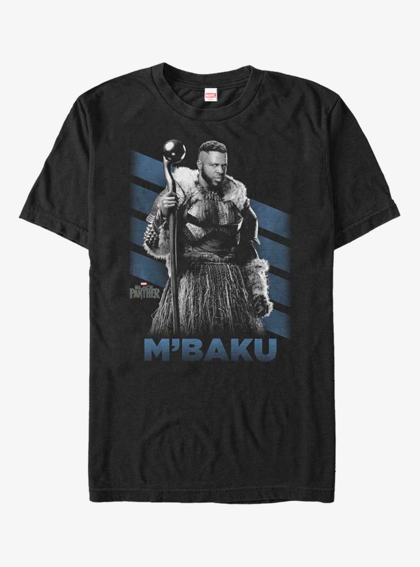 Marvel Black Panther Mbaku Stripes T-Shirt, , hi-res