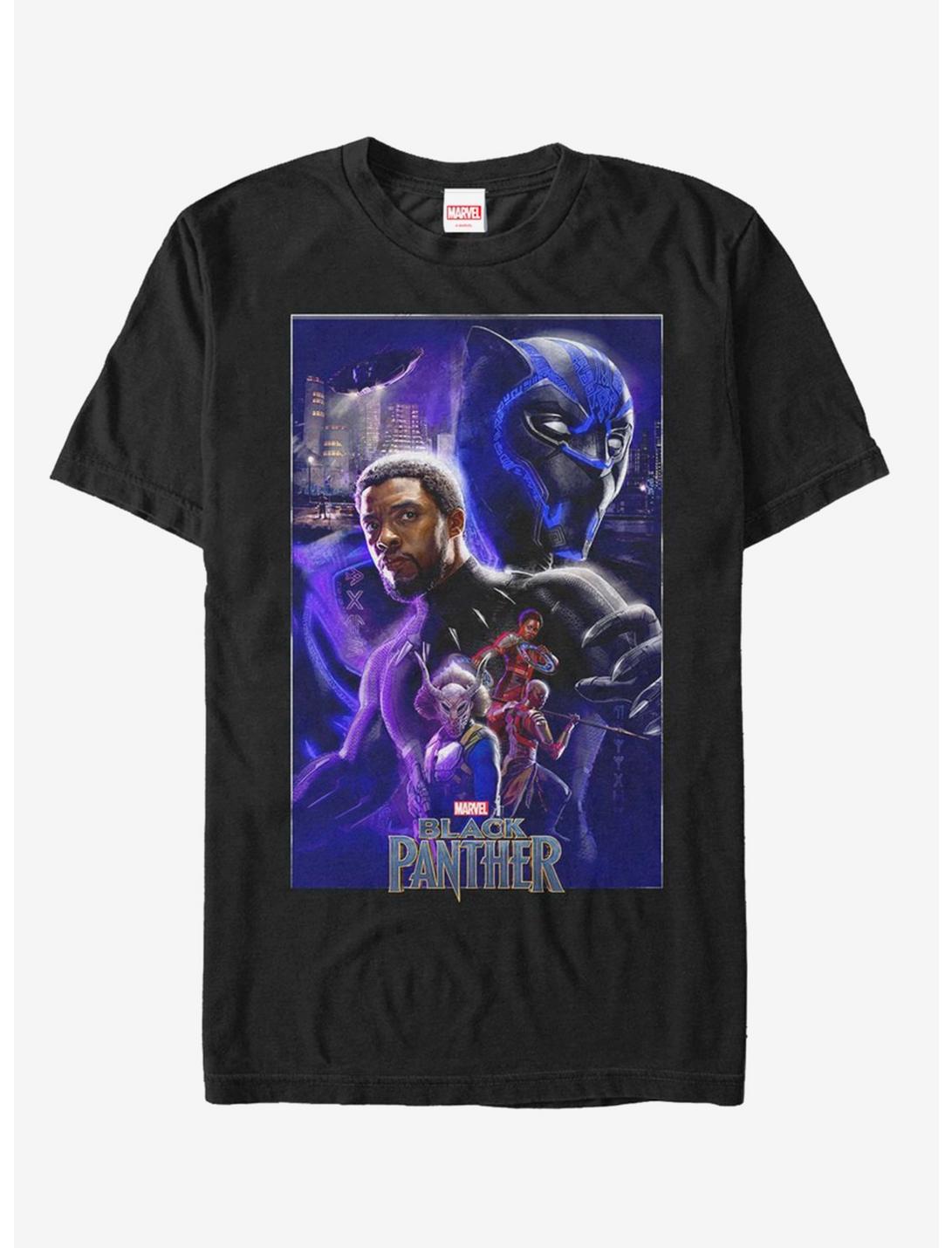 Marvel Black Panther Panther Light T-Shirt, BLACK, hi-res