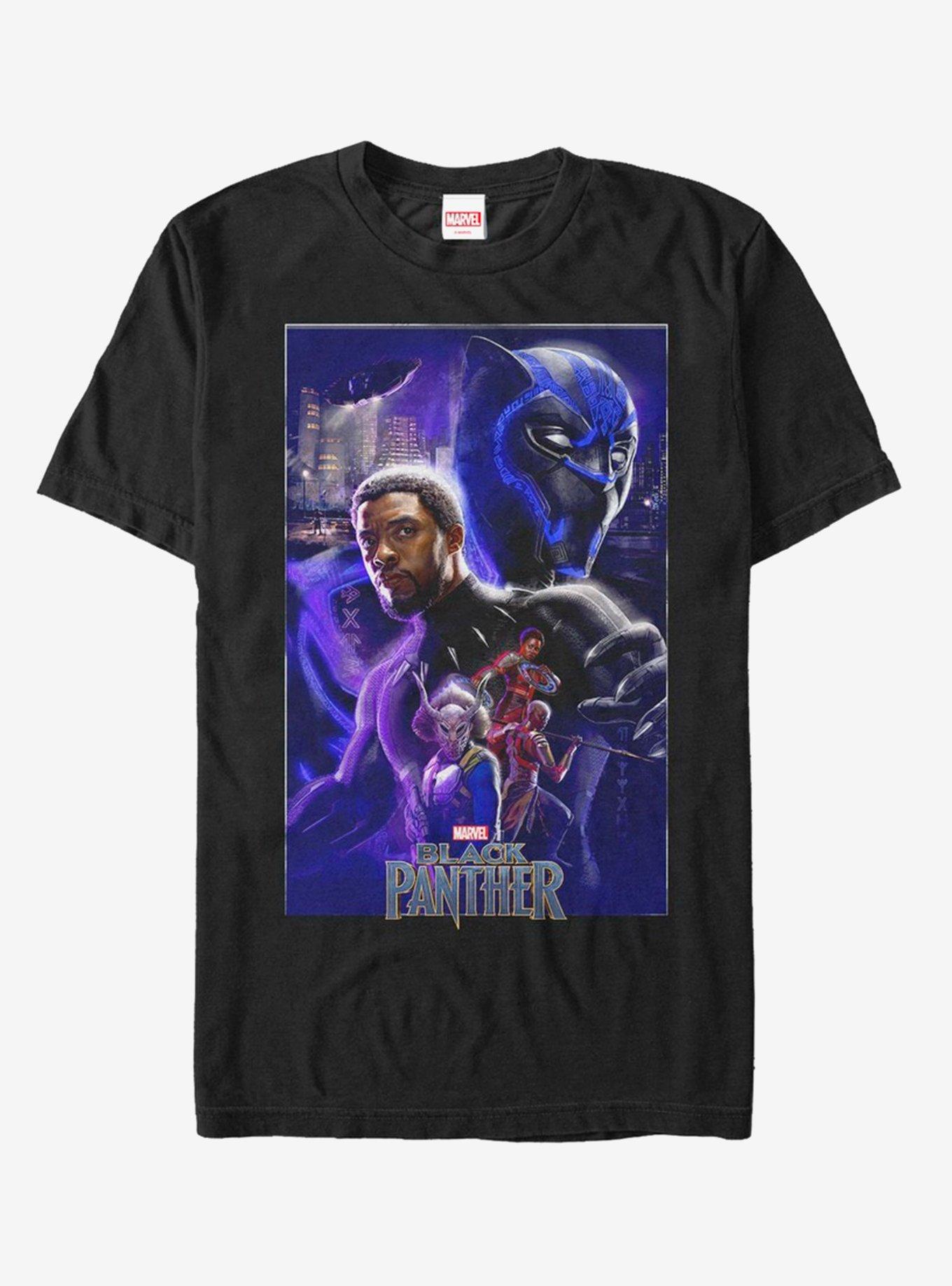 Marvel Black Panther Panther Light T-Shirt, BLACK, hi-res