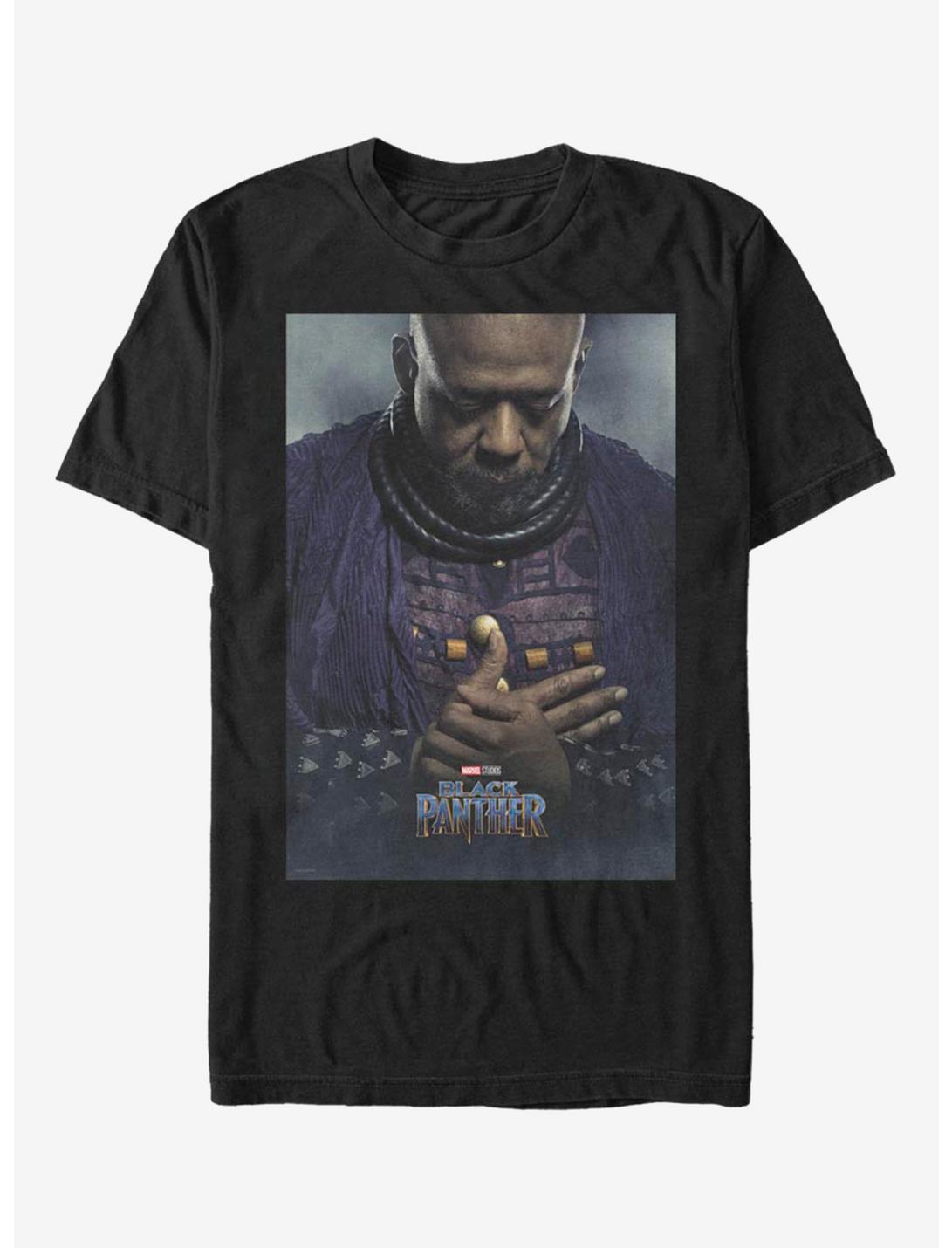 Marvel Black Panther Zuri Poster T-Shirt, BLACK, hi-res