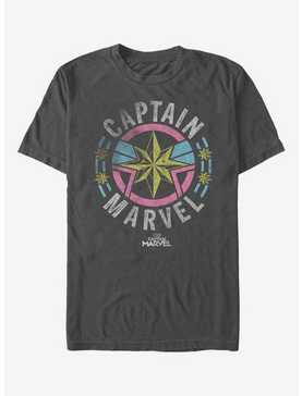 Marvel Captain Marvel Captain Marvel Retro Badge T-Shirt, , hi-res