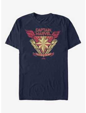 Marvel Captain Marvel Marvel Crest Logo T-Shirt, , hi-res