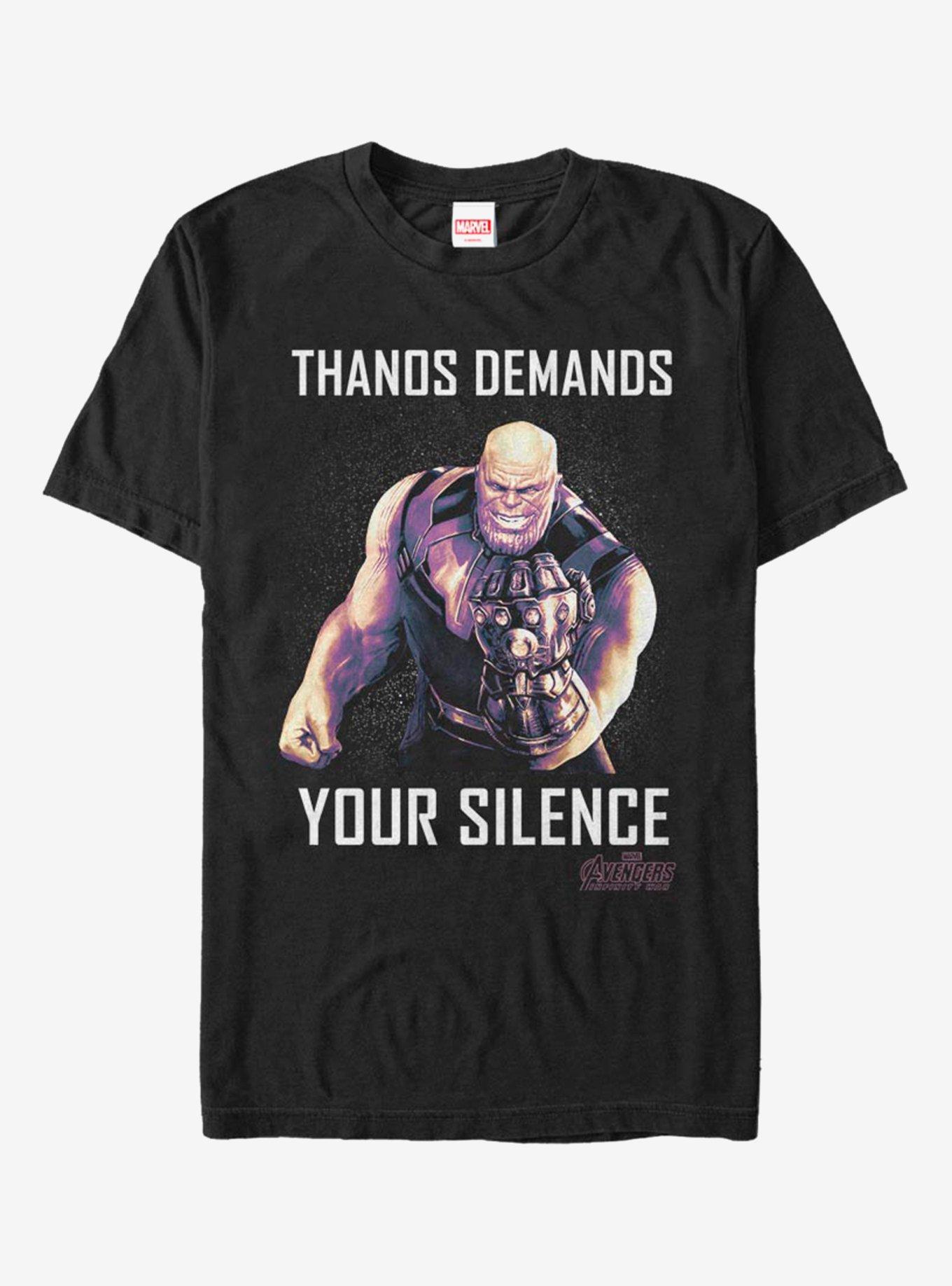Marvel Avengers Silence T-Shirt, BLACK, hi-res