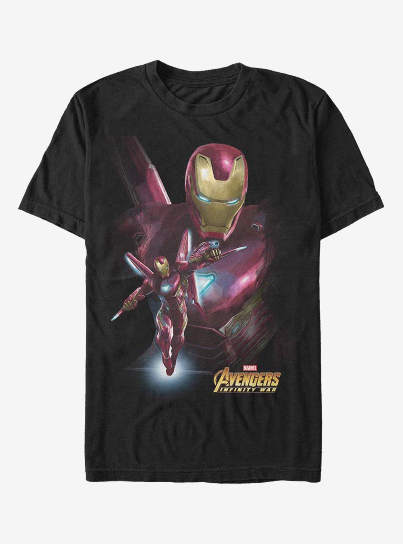 Marvel Avengers Space Suit T-Shirt, BLACK, hi-res
