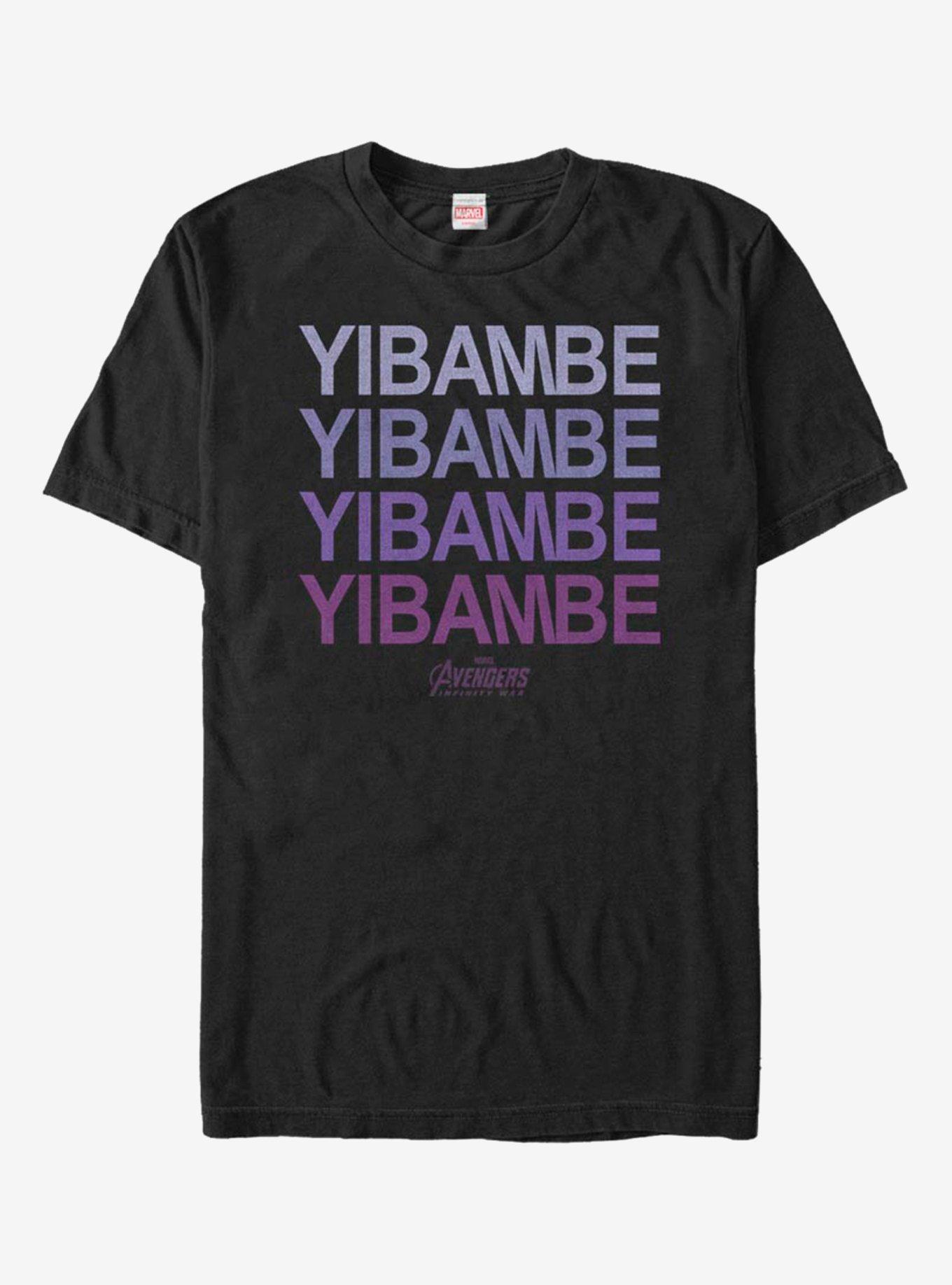 Marvel Avengers Yibambe T-Shirt, BLACK, hi-res