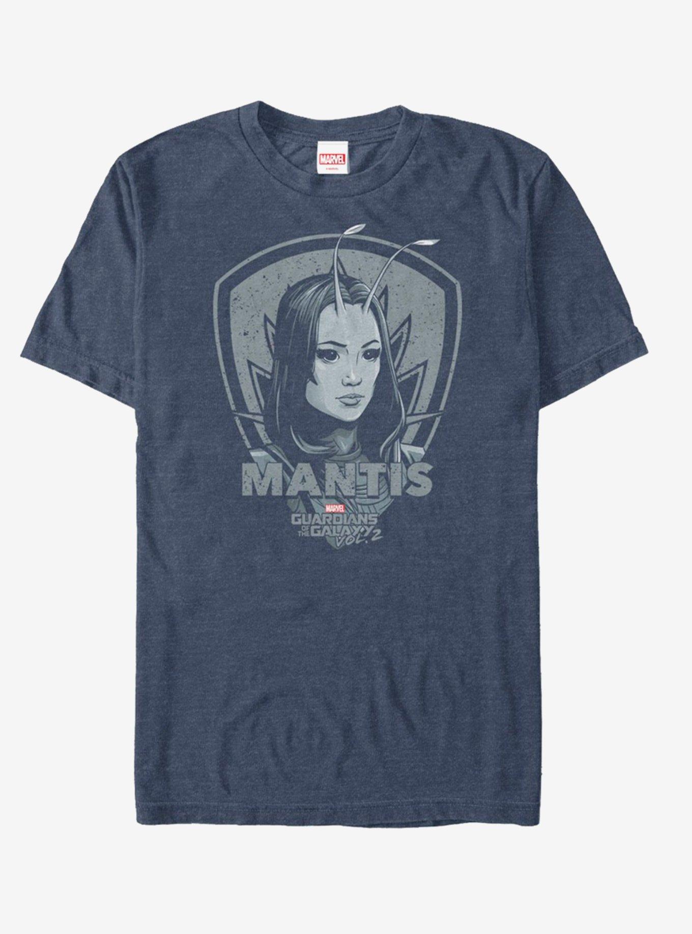 Marvel Guardians Of The Galaxy Mantis Shield Drop T-Shirt, NAVY HTR, hi-res