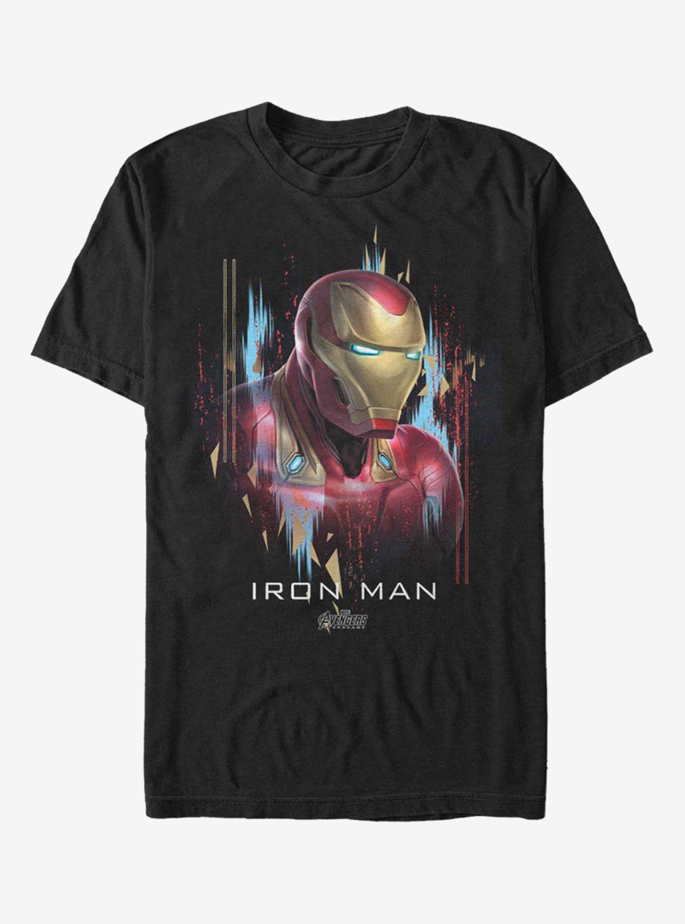 Marvel Iron Man Iron Man Portrait T-Shirt, BLACK, hi-res