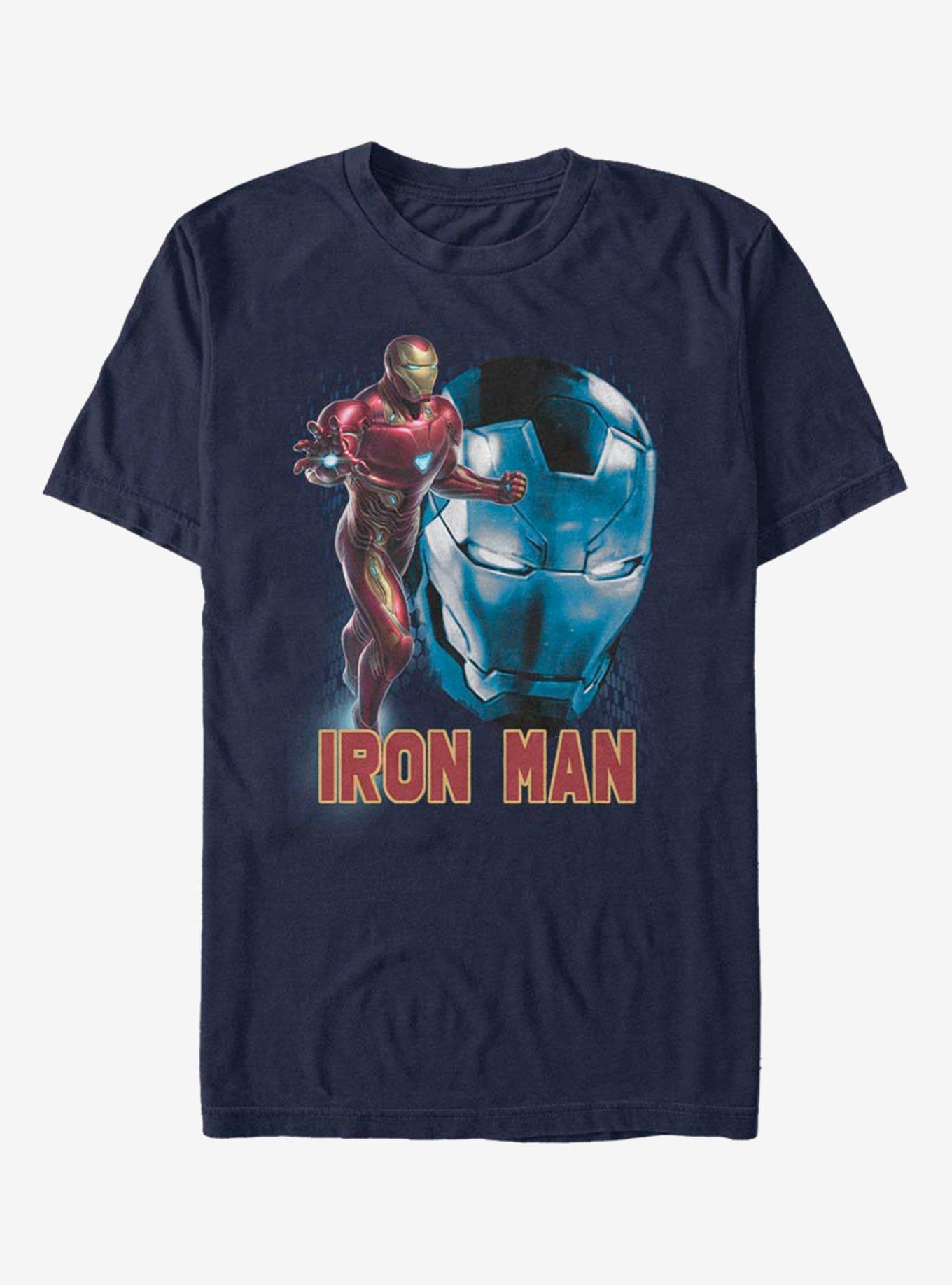 Marvel Iron Man Iron Man Profile T-Shirt, NAVY, hi-res