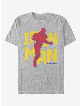 Marvel Iron Man Text Pop Iron T-Shirt, ATH HTR, hi-res