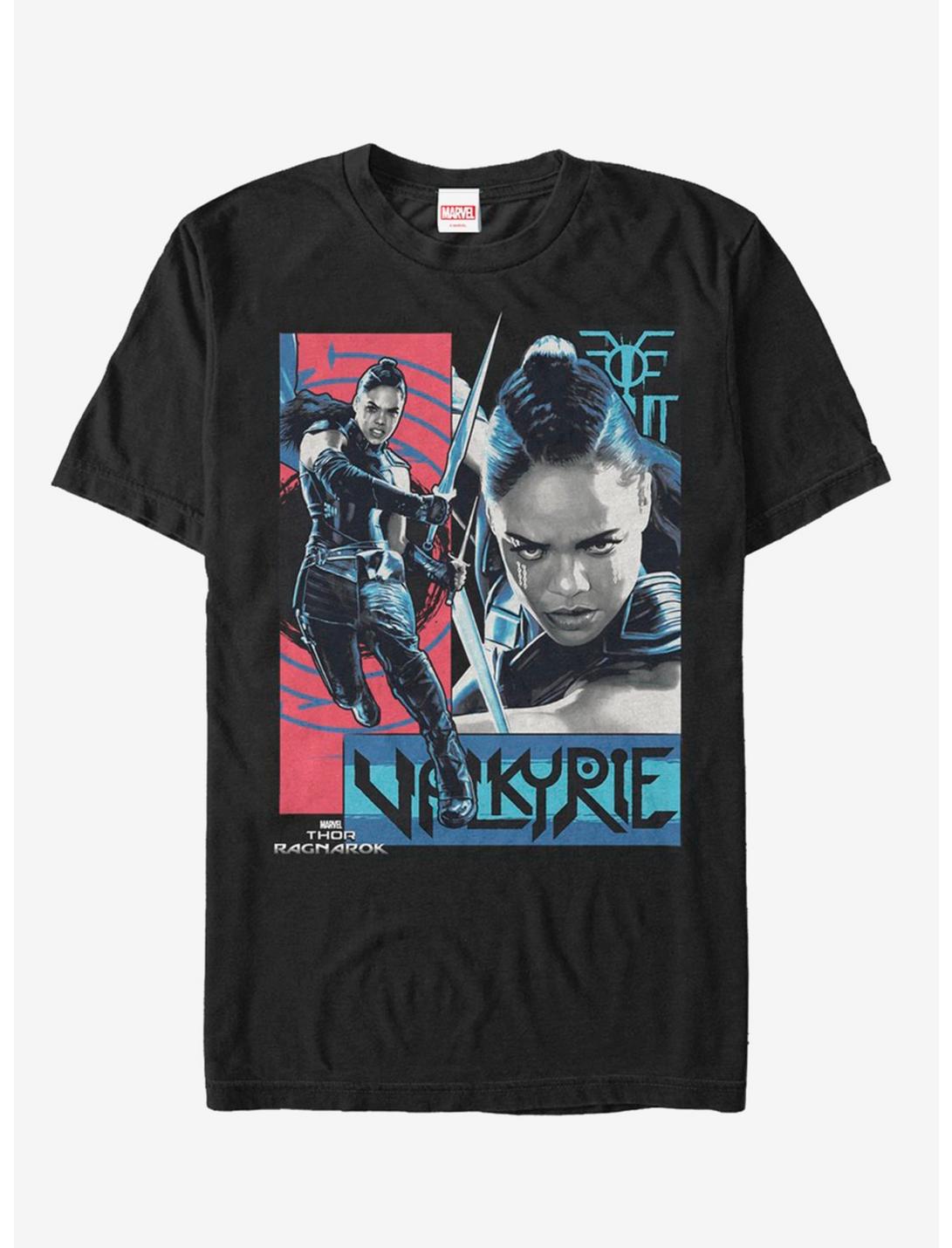 Marvel Thor Valkyrie Assemblage T-Shirt, BLACK, hi-res