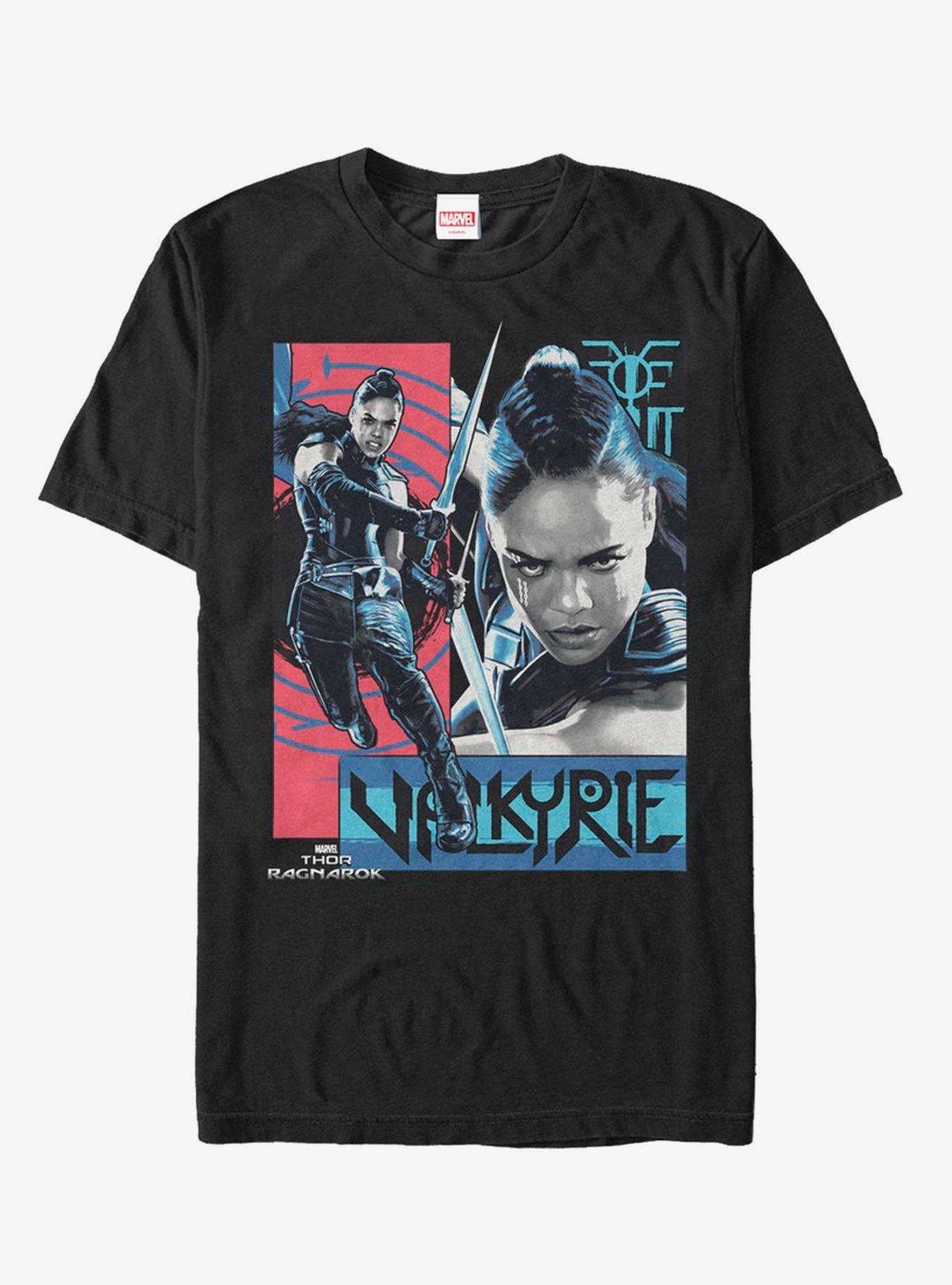 Marvel Thor Valkyrie Assemblage T-Shirt, BLACK, hi-res