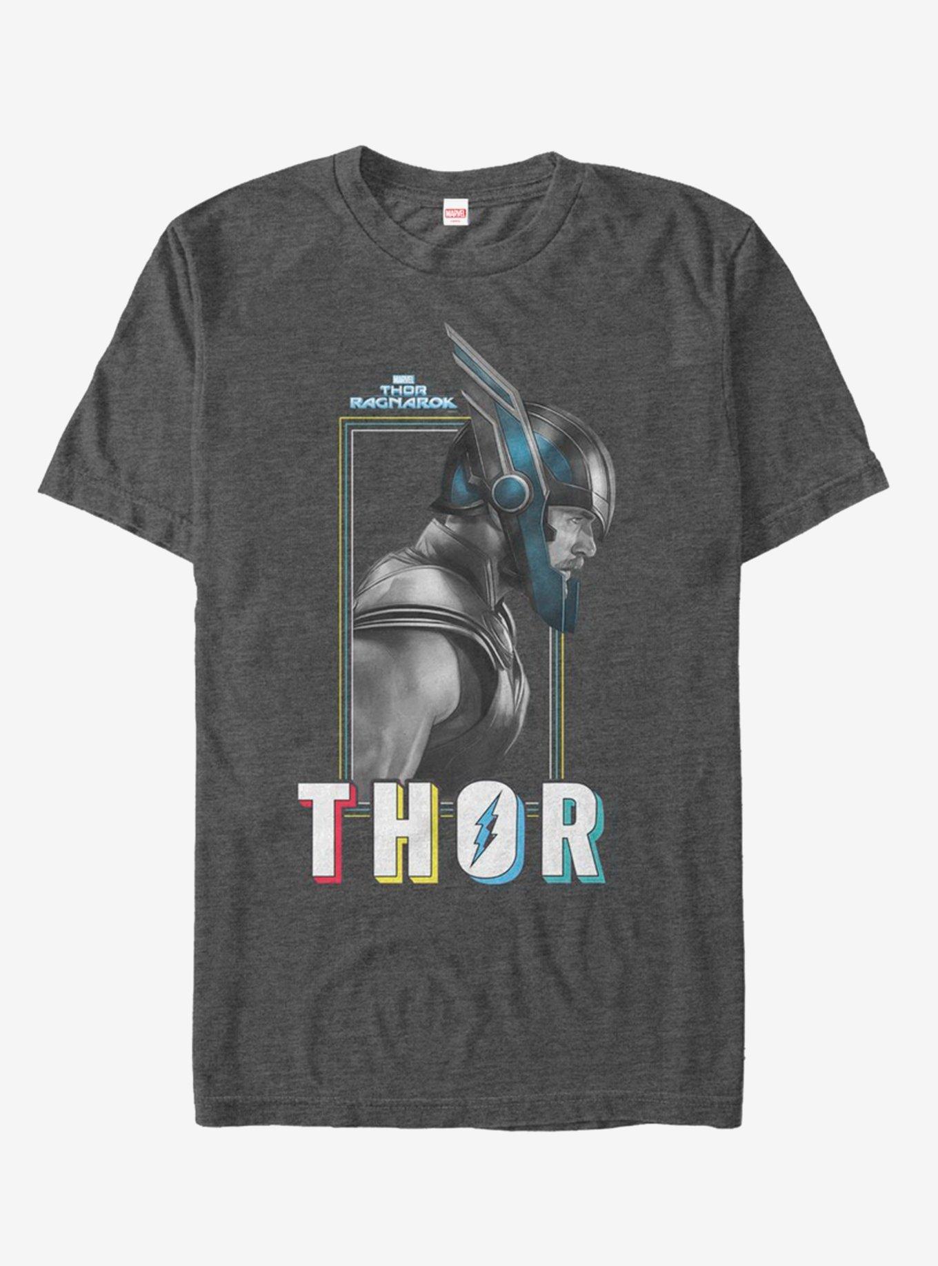 Marvel Thor Vibrant Thor T-Shirt, CHAR HTR, hi-res