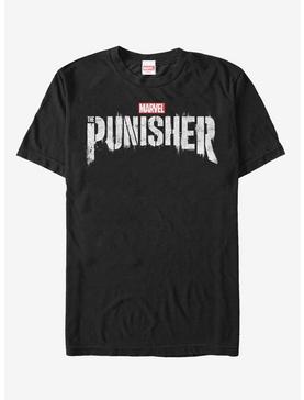 Plus Size Marvel Punisher White TV Logo T-Shirt, , hi-res