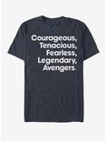 Marvel Avengers: Endgame Name List T-Shirt, DARK NAVY, hi-res