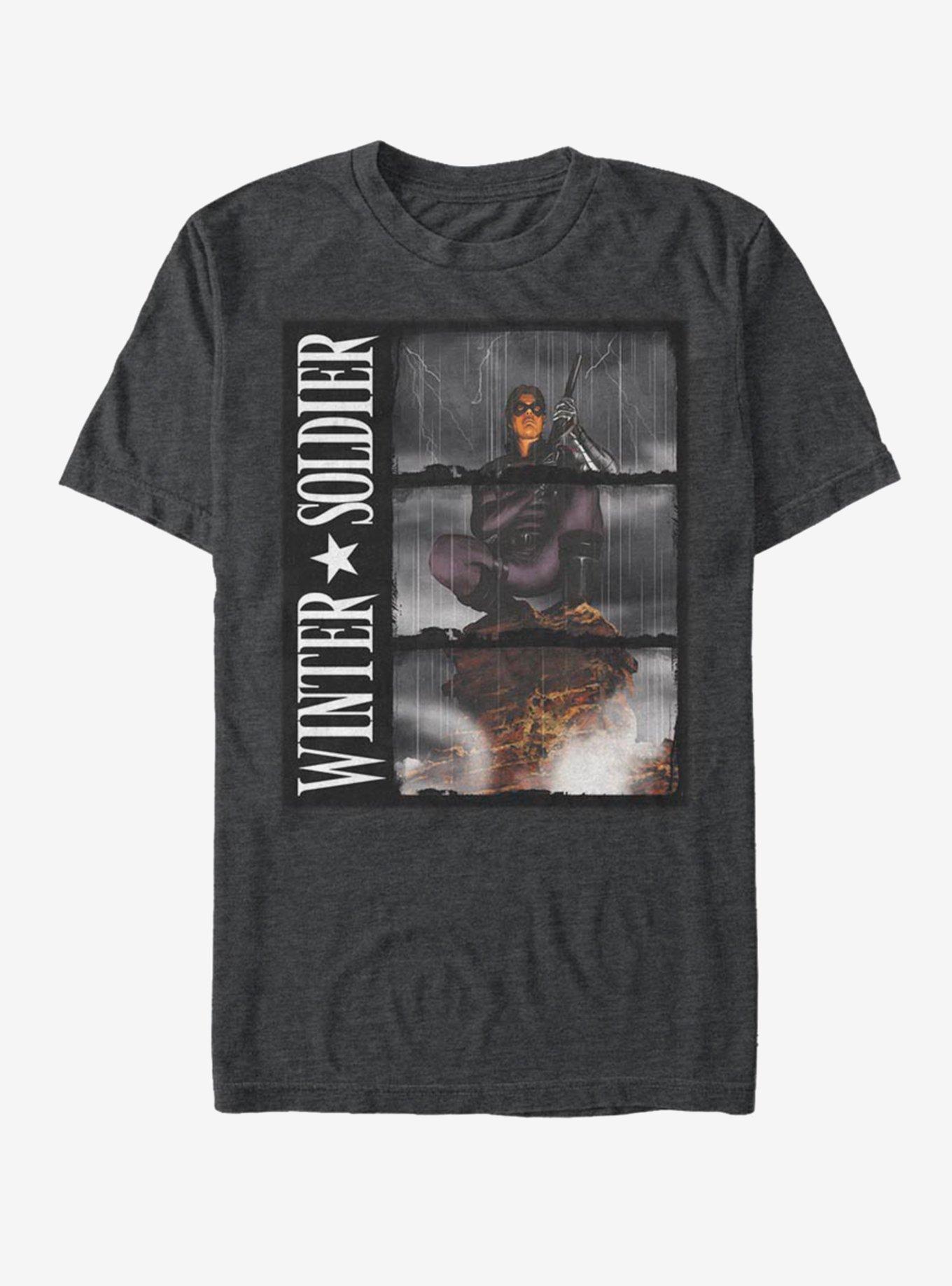 Marvel Captain America Winter Soldier Blocks T-Shirt, , hi-res