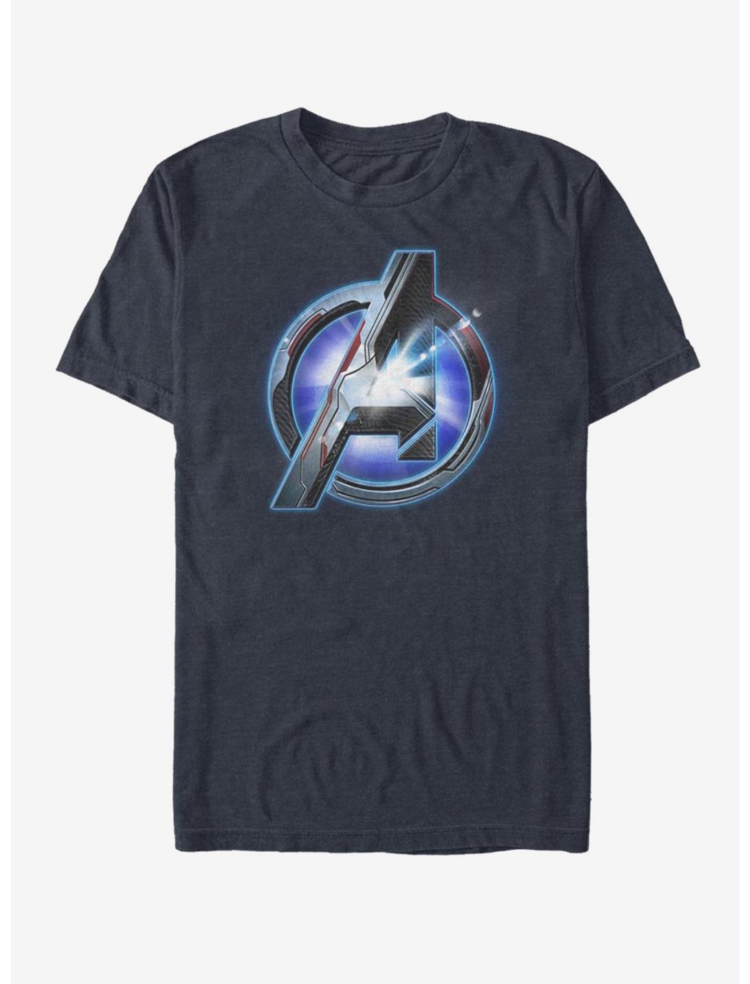 Marvel Avengers: Endgame Tech Logo T-Shirt, DARK NAVY, hi-res