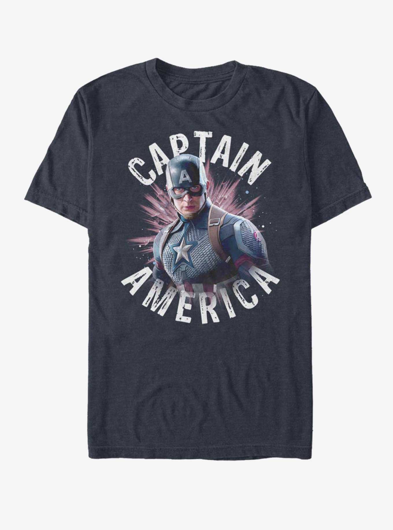 Marvel Avengers: Endgame Captain America Burst T-Shirt, , hi-res