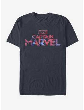 Marvel Captain Marvel Logo Tie Dye T-Shirt, , hi-res