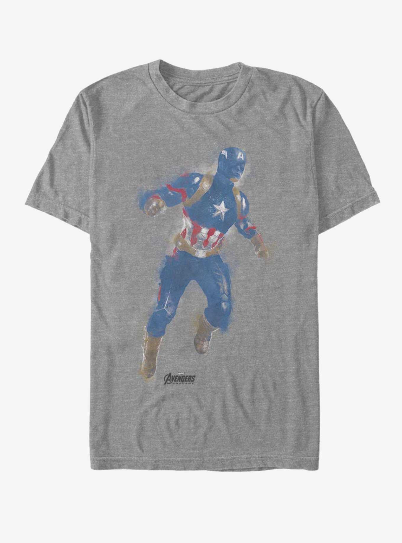 Marvel Avengers: Endgame Captain America Paint T-Shirt, , hi-res
