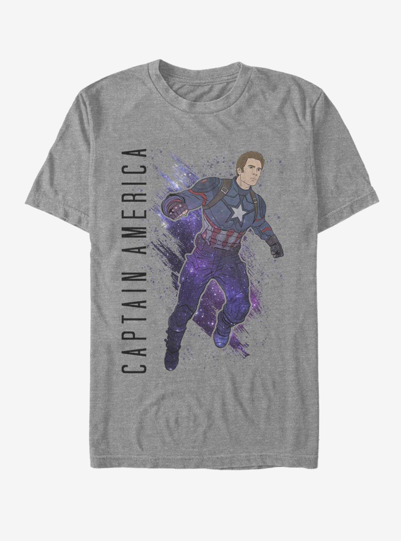 Marvel Avengers: Endgame Captain America Painted T-Shirt, , hi-res