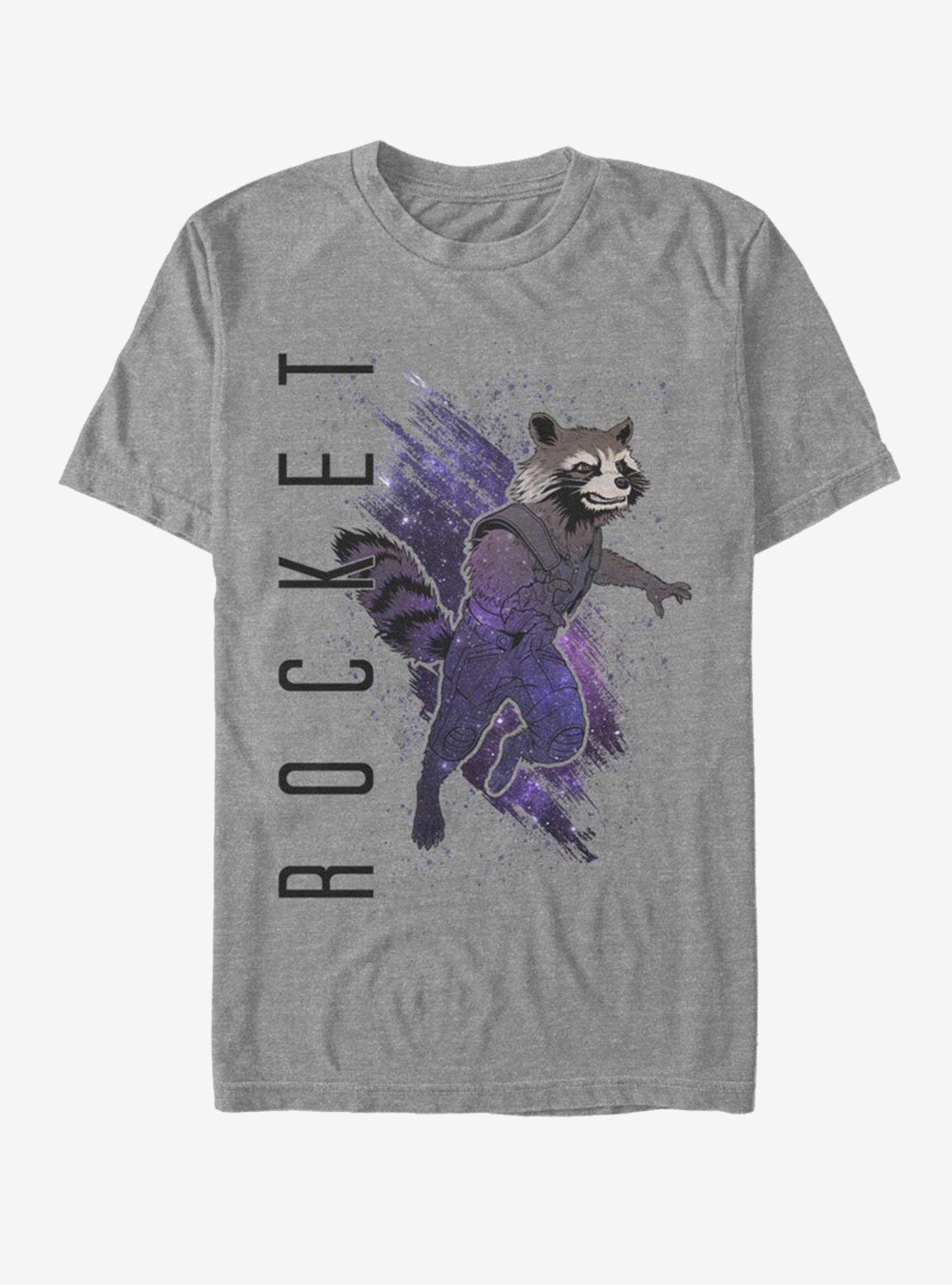 Marvel Avengers: Endgame Rocket Painted T-Shirt, , hi-res