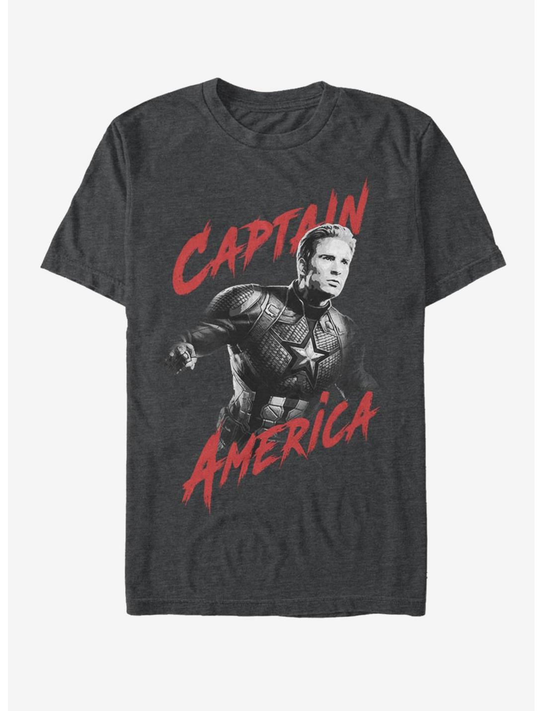 Marvel Avengers: Endgame High Contrast Captain America T-Shirt, , hi-res