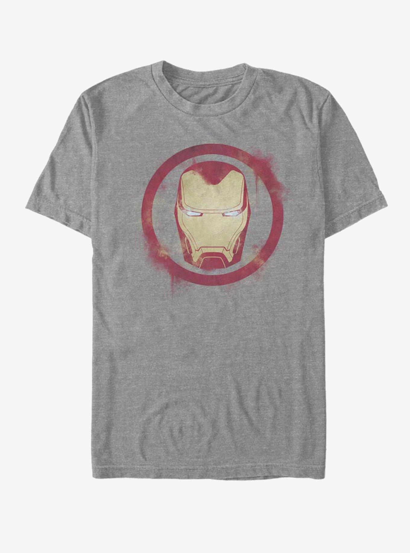 Marvel Avengers: Endgame Iron Man Spray Logo T-Shirt, , hi-res