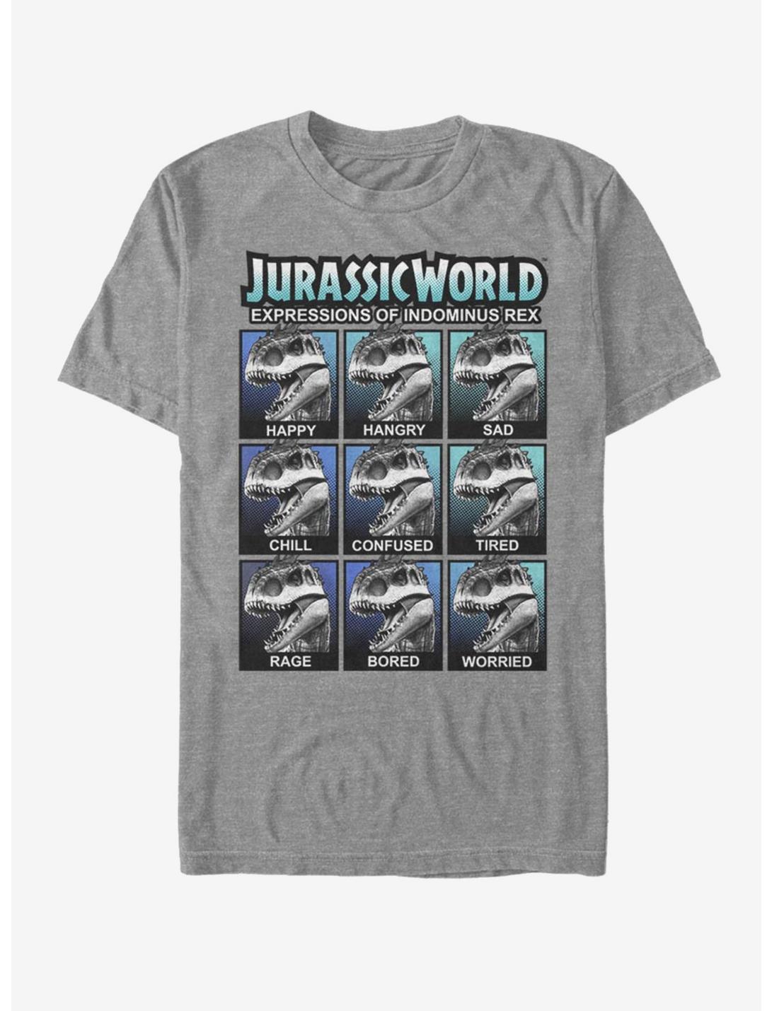 Jurassic World Expressions T-Shirt, DRKGRY HTR, hi-res