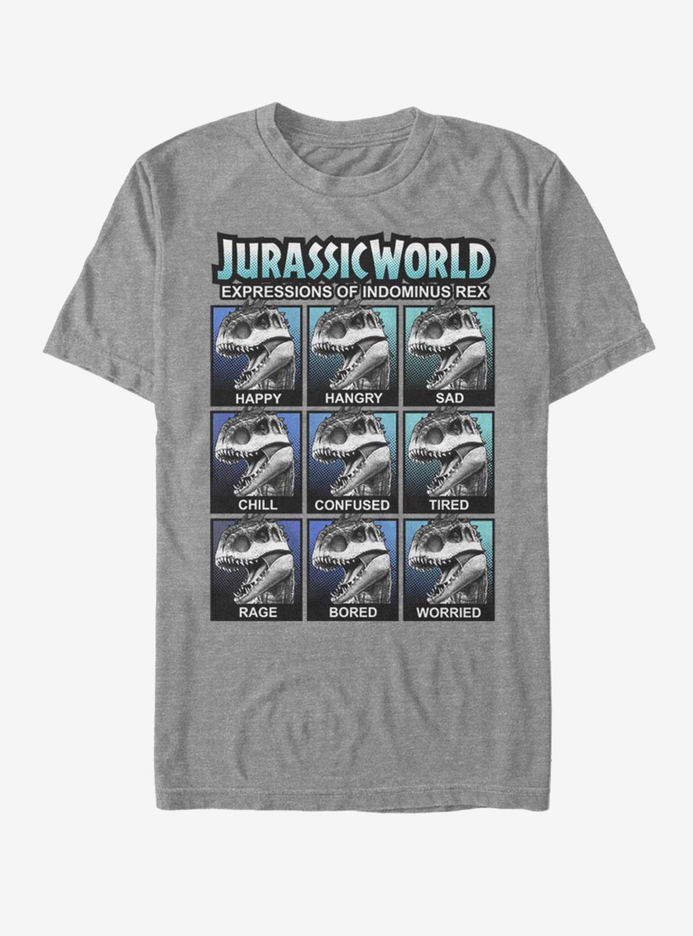 Jurassic World Expressions T-Shirt, DRKGRY HTR, hi-res