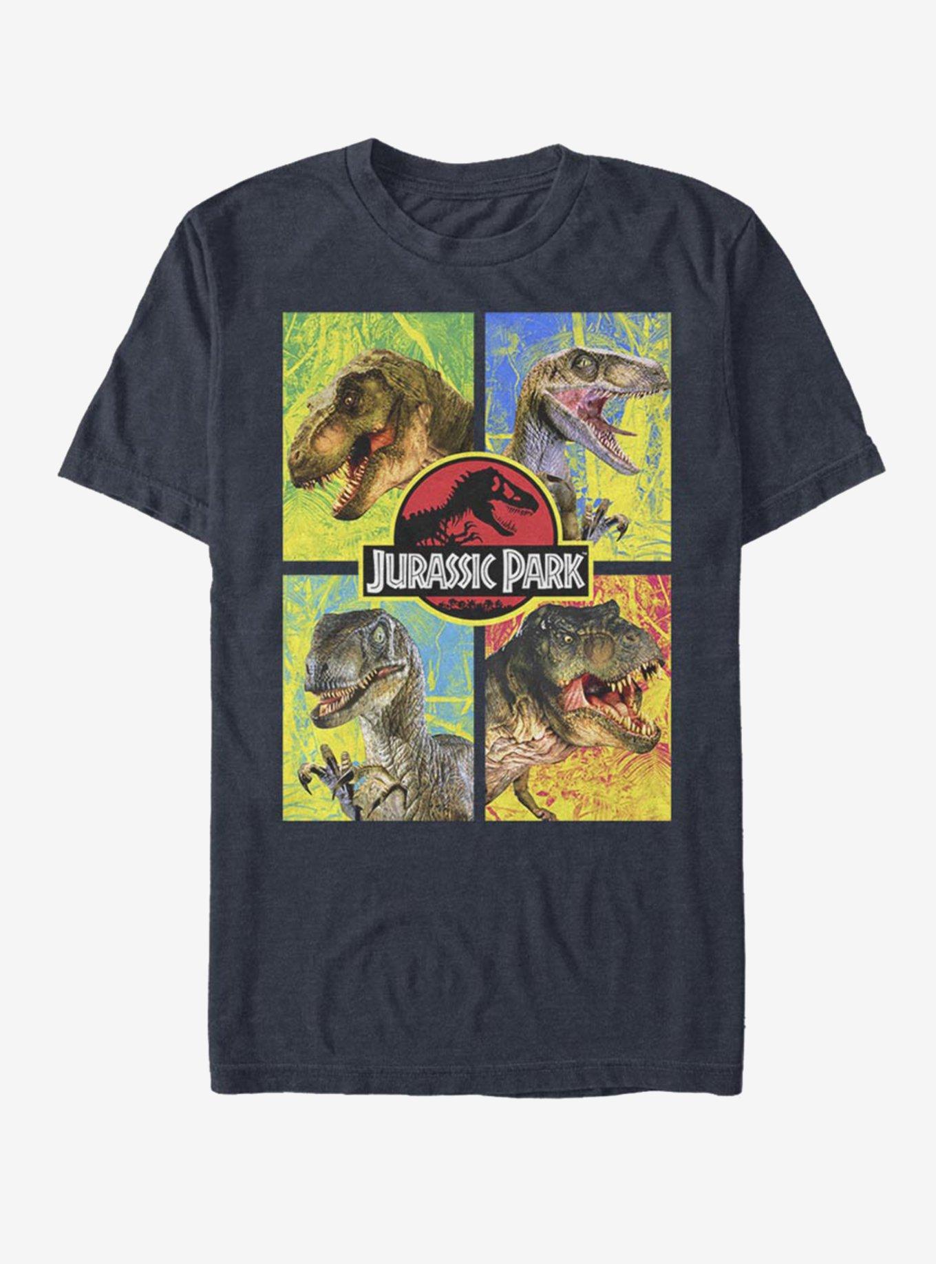 Jurassic Park Face Time T-Shirt - BLUE | BoxLunch