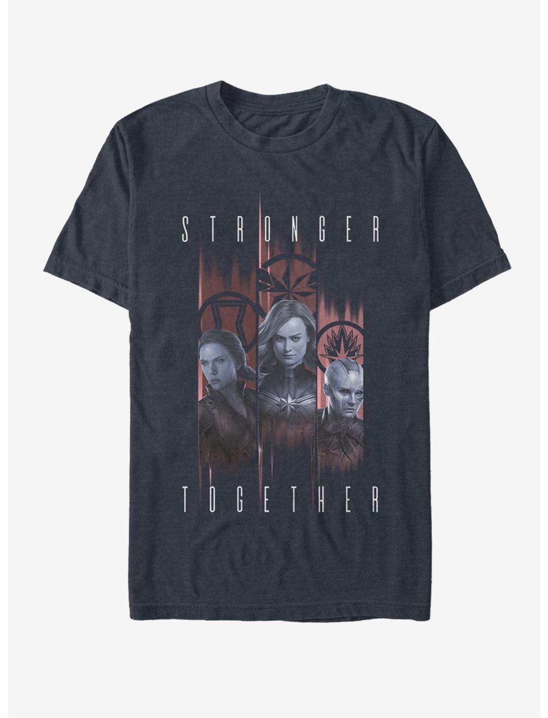Marvel Avengers: Endgame Stronger Trio T-Shirt, DARK NAVY, hi-res