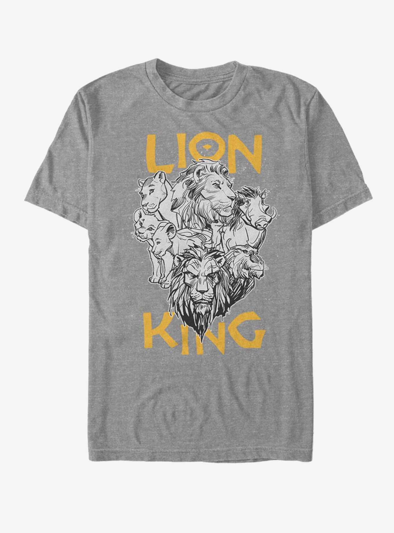 Disney The Lion King 2019 Cast Photo T-Shirt, , hi-res